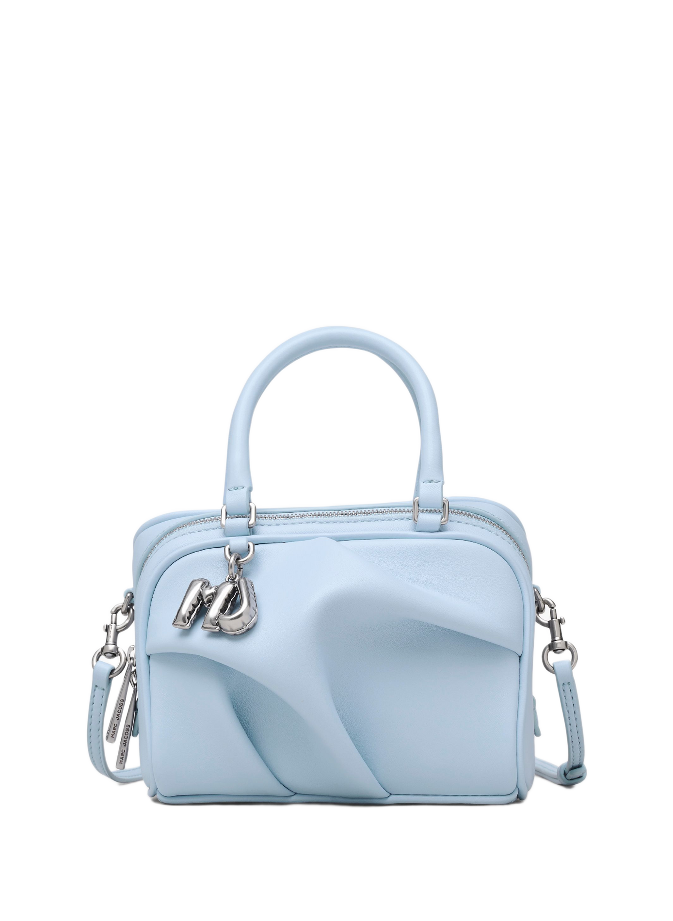 The Mini Wave Leather Crossbody Bag MARC JACOBS Blue