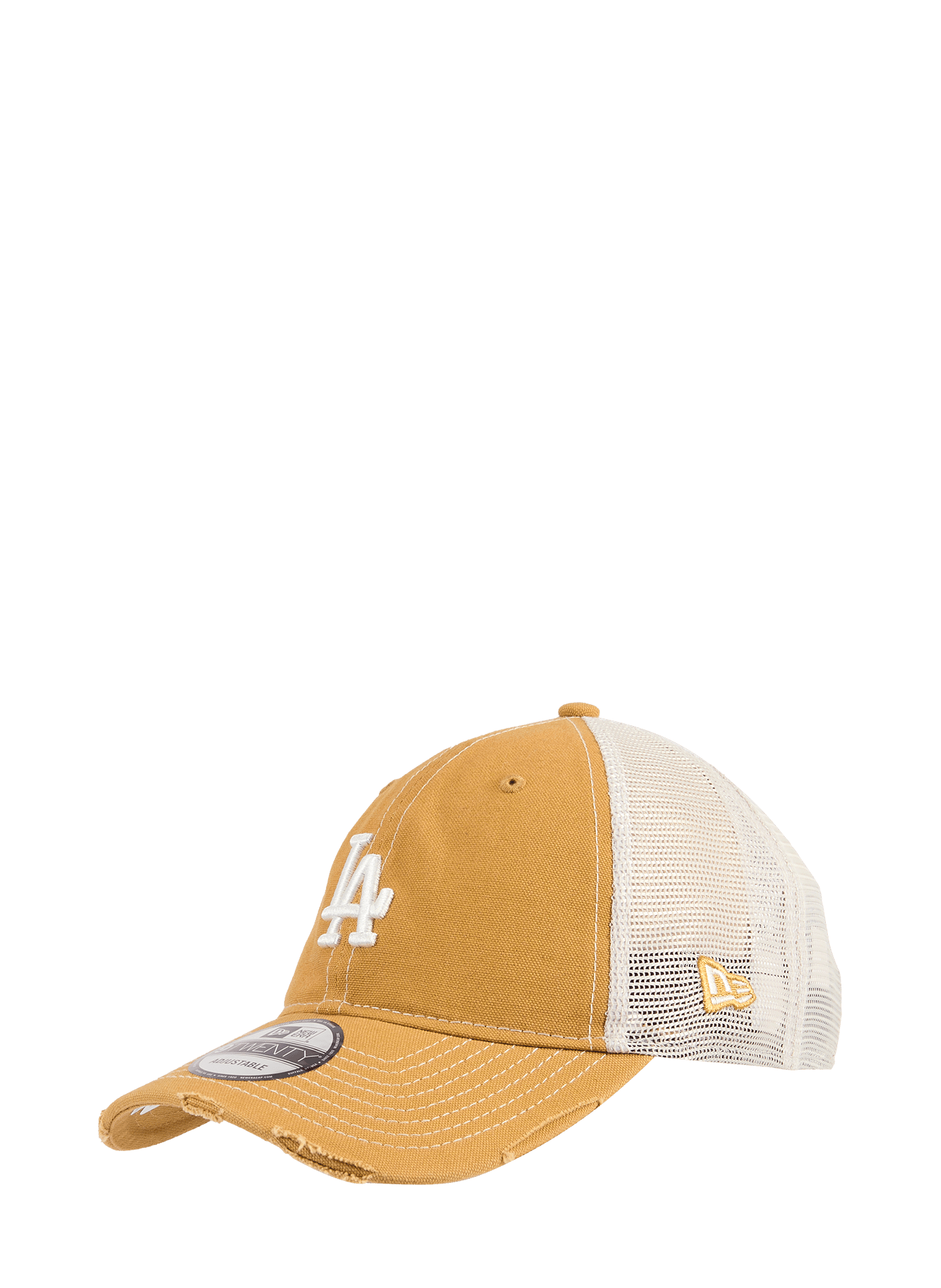 Casquette bi-matière à logo en coton NEW ERA Jaune
