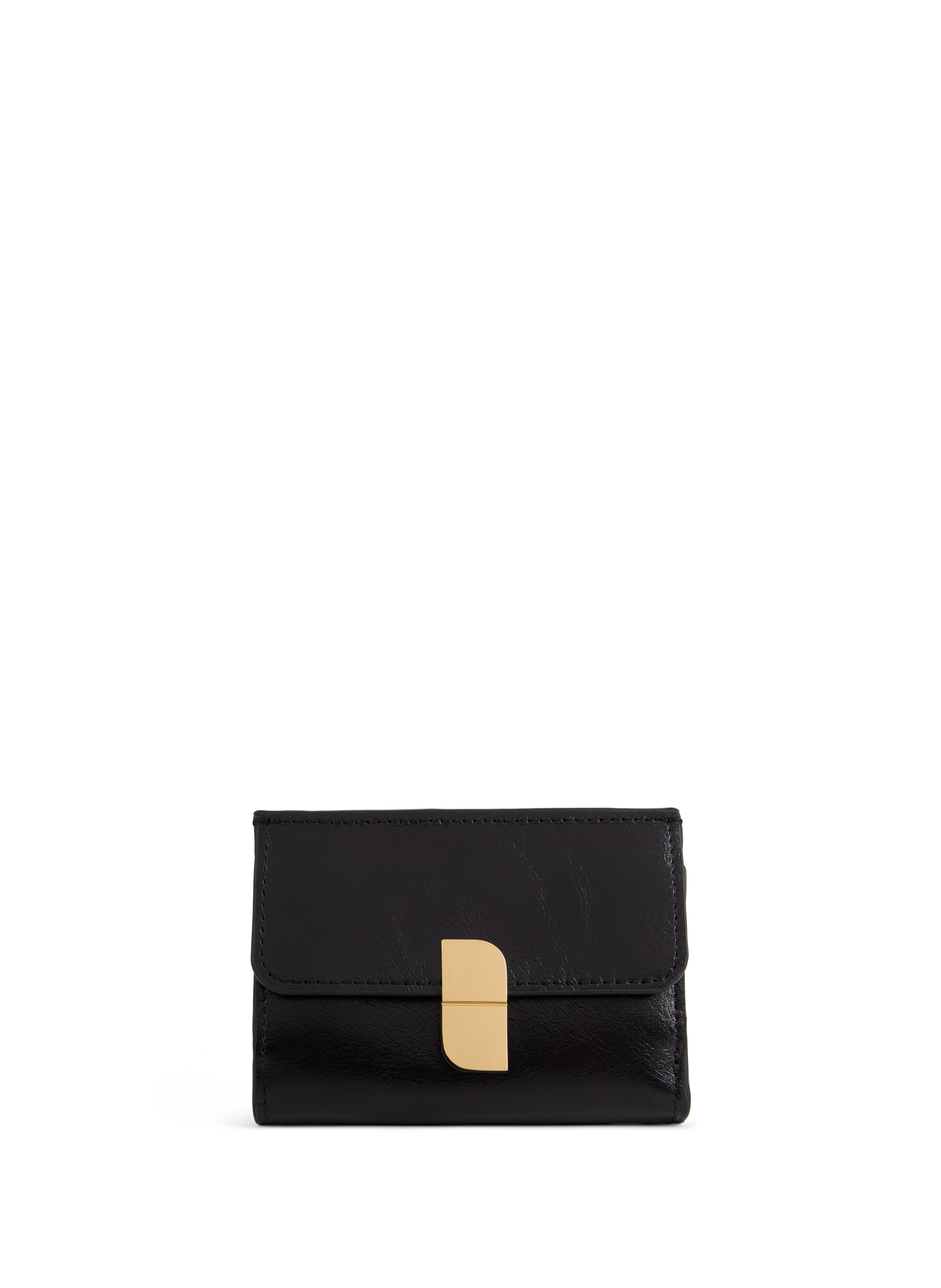 Portefeuille en cuir  NAT & NIN Noir