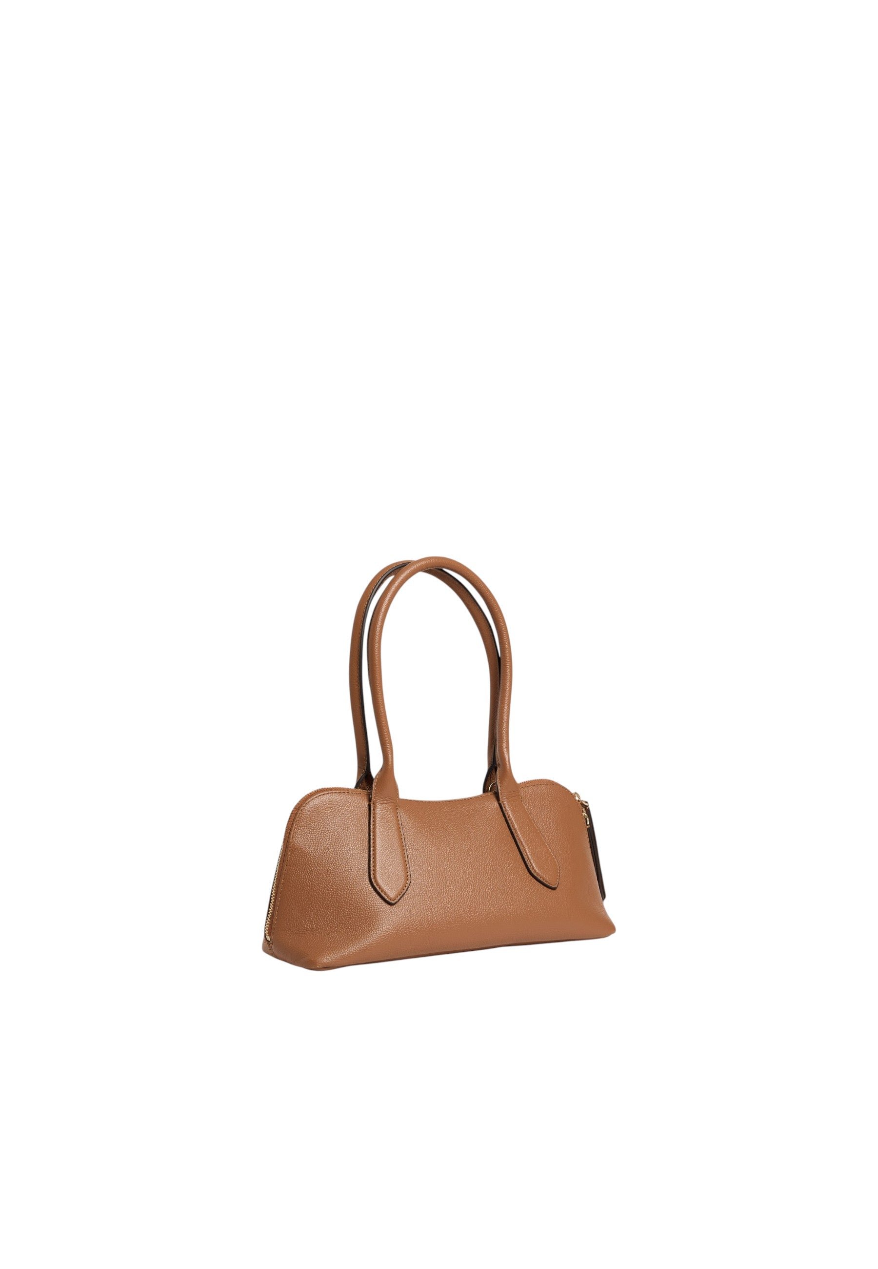 Sac bowling apolline en cuir grainé LE TANNEUR Marron