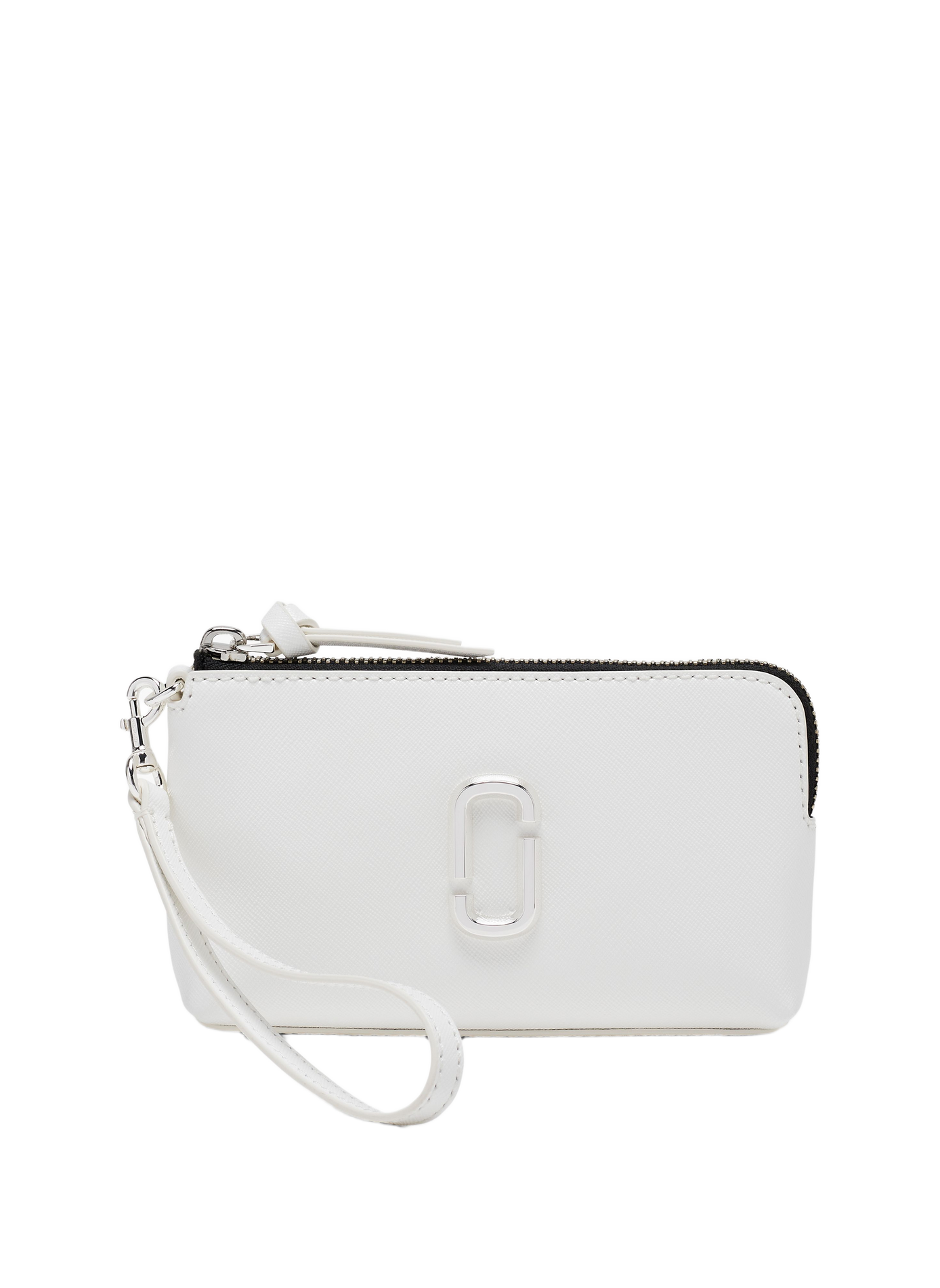 Die Snapshot Clutch aus Leder MARC JACOBS Weiss