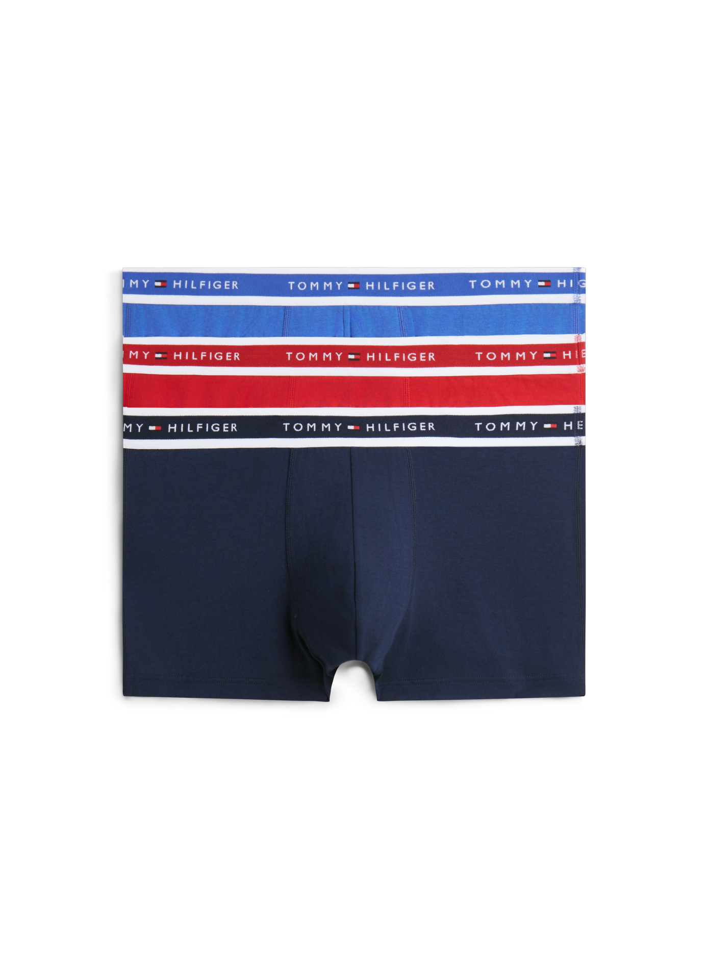 Set of 3 logo boxers in blended cotton TOMMY HILFIGER Multicolour
