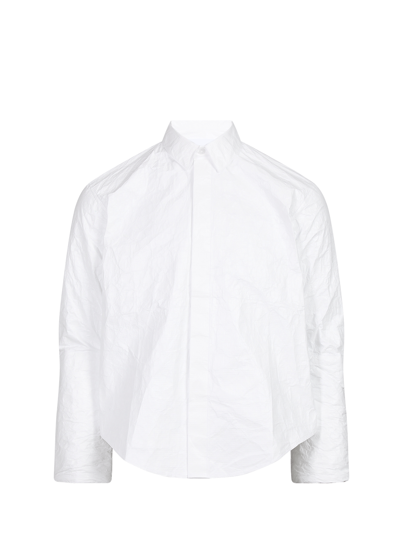 Shirt in textured technical fabric ALAINPAUL White