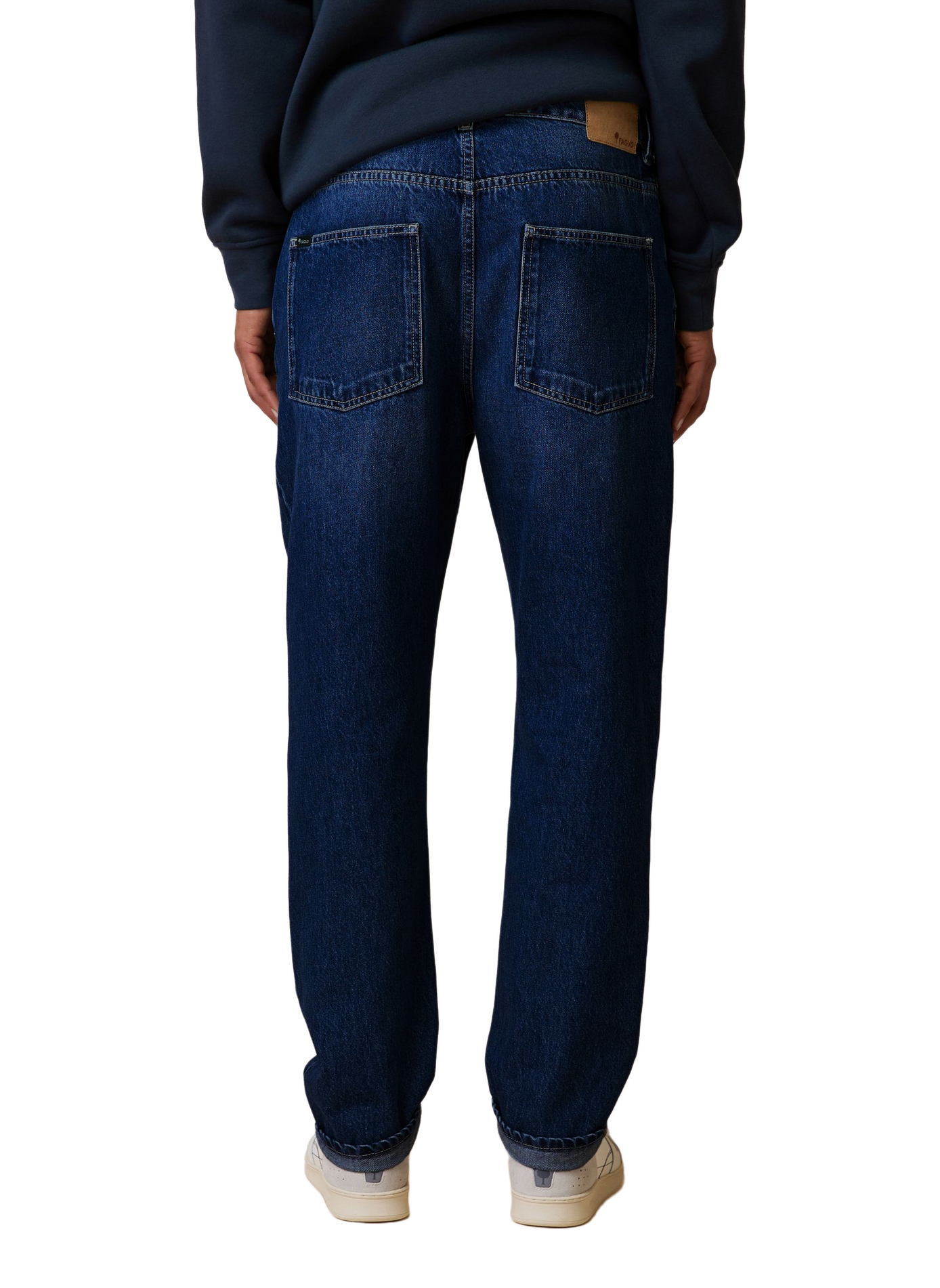 Jean en coton FAGUO Bleu