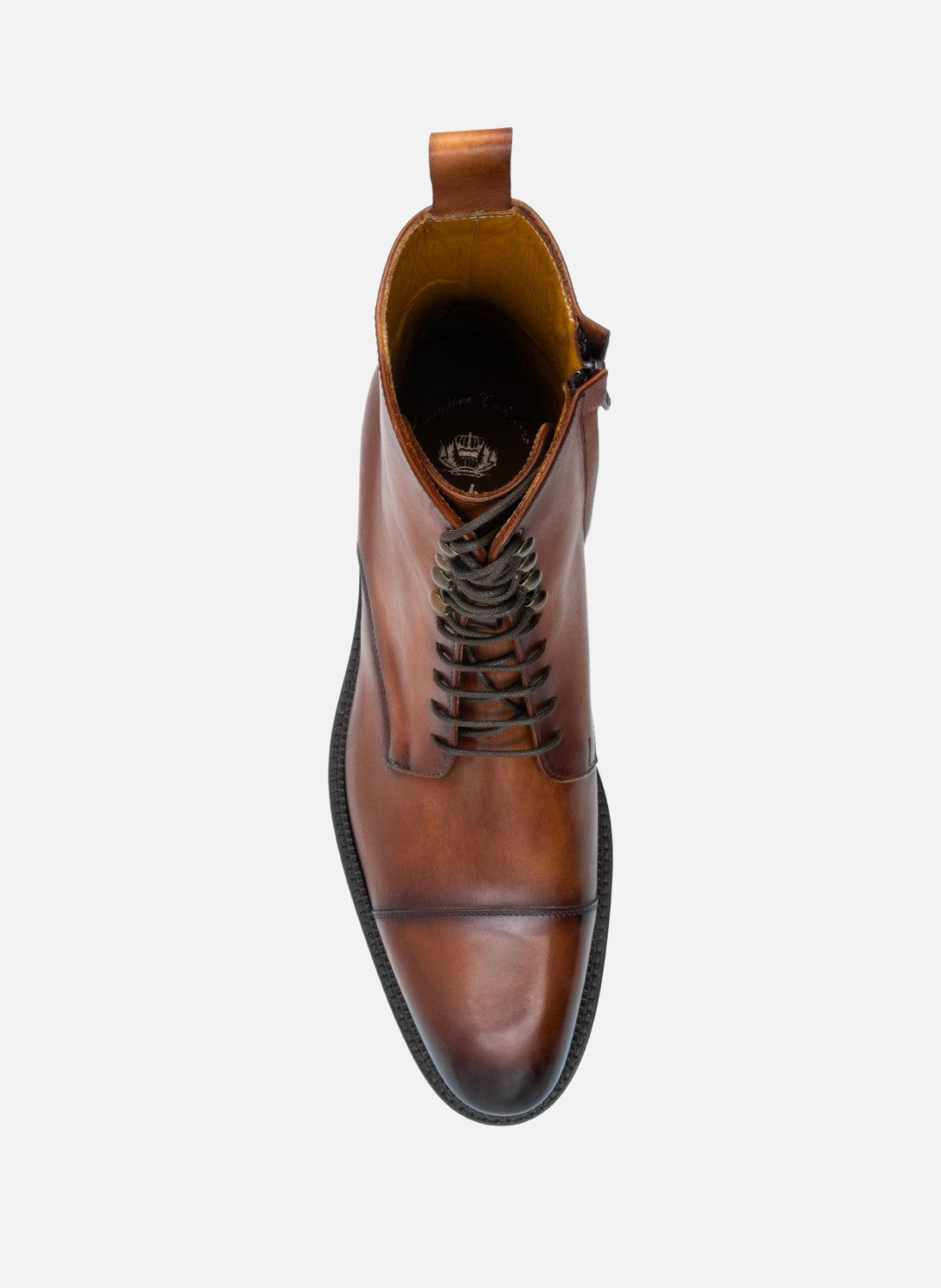 Bottines patiné alessandro FINSBURY Marron
