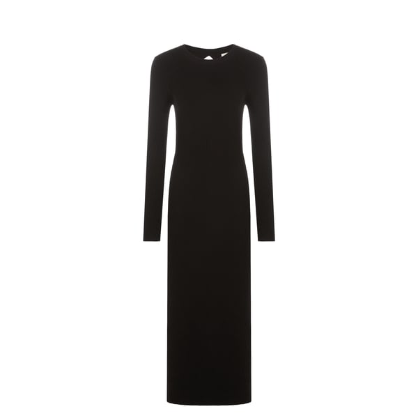 Saison Robe Moulante In Black