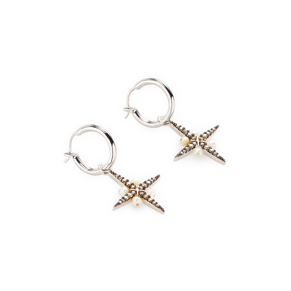 Boucles d'oreille Noth Star Pearl