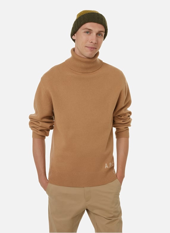 PULL WALTER EN LAINE VIERGE A.P.C. pour HOMME Printemps