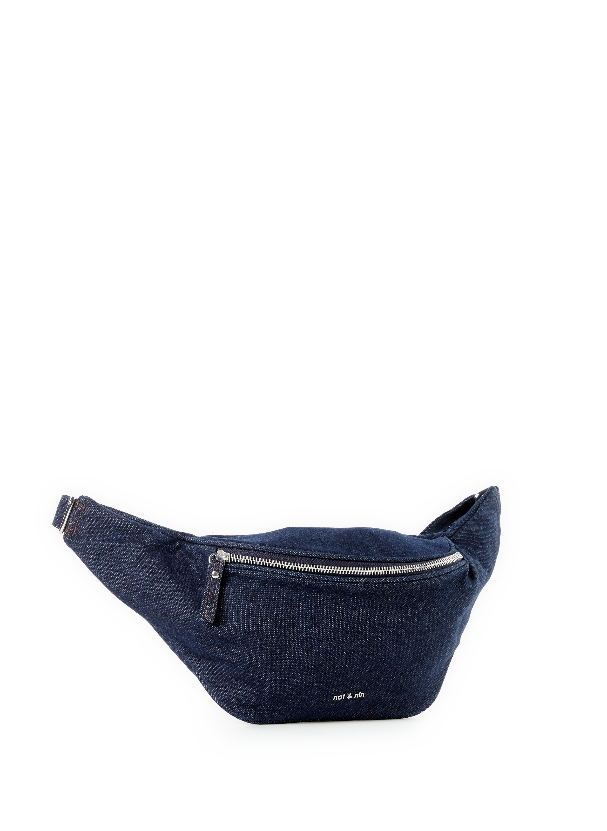 Sac banane Tracy en jean NAT &amp; NIN Bleu