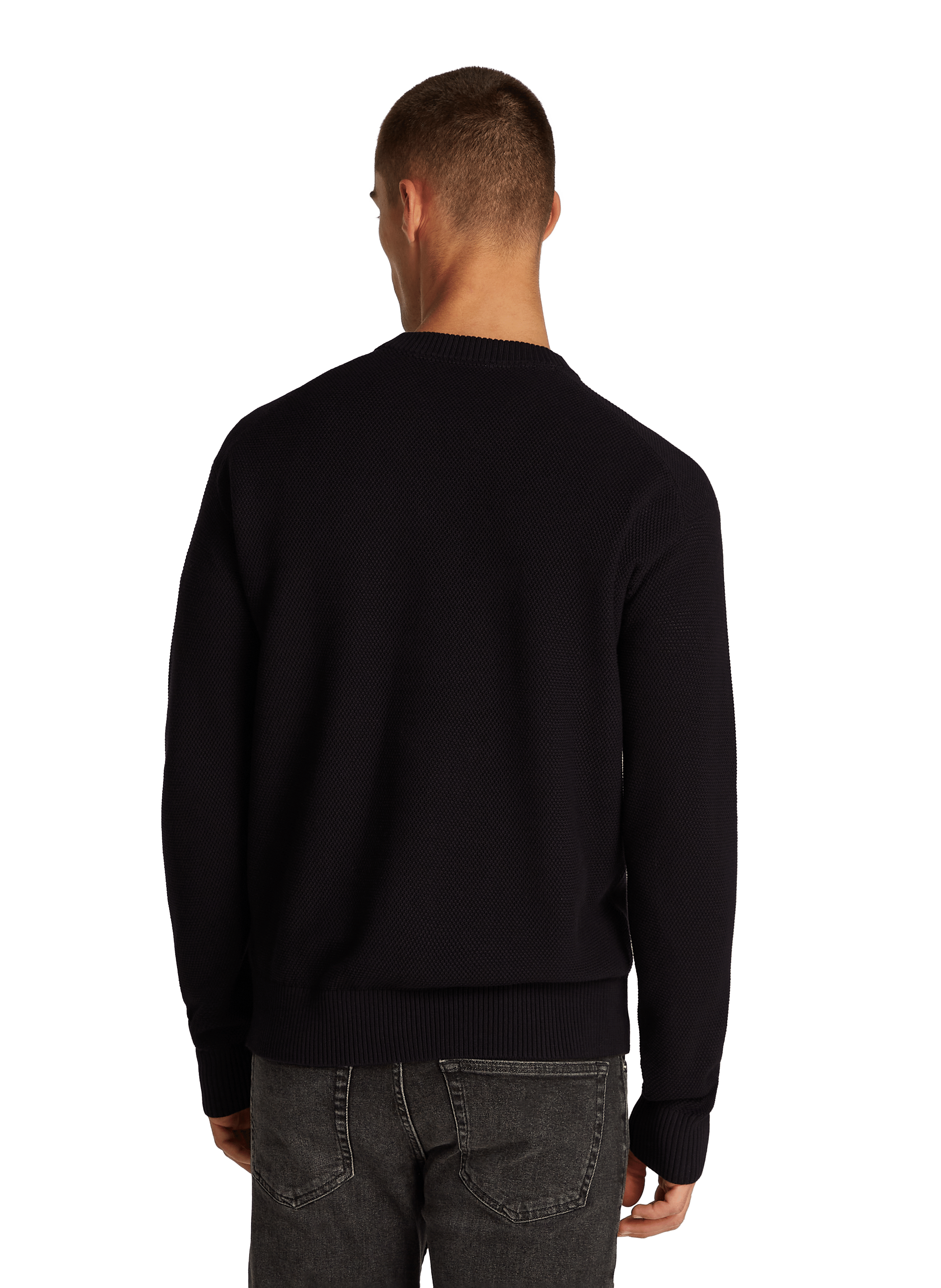 Pull en coton CALVIN KLEIN Noir