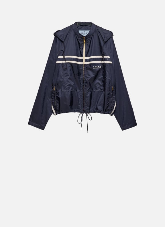 Blouson en re-nylon léger Bleu by PRADA PRADA Blouson en re-nylon léger Bleu