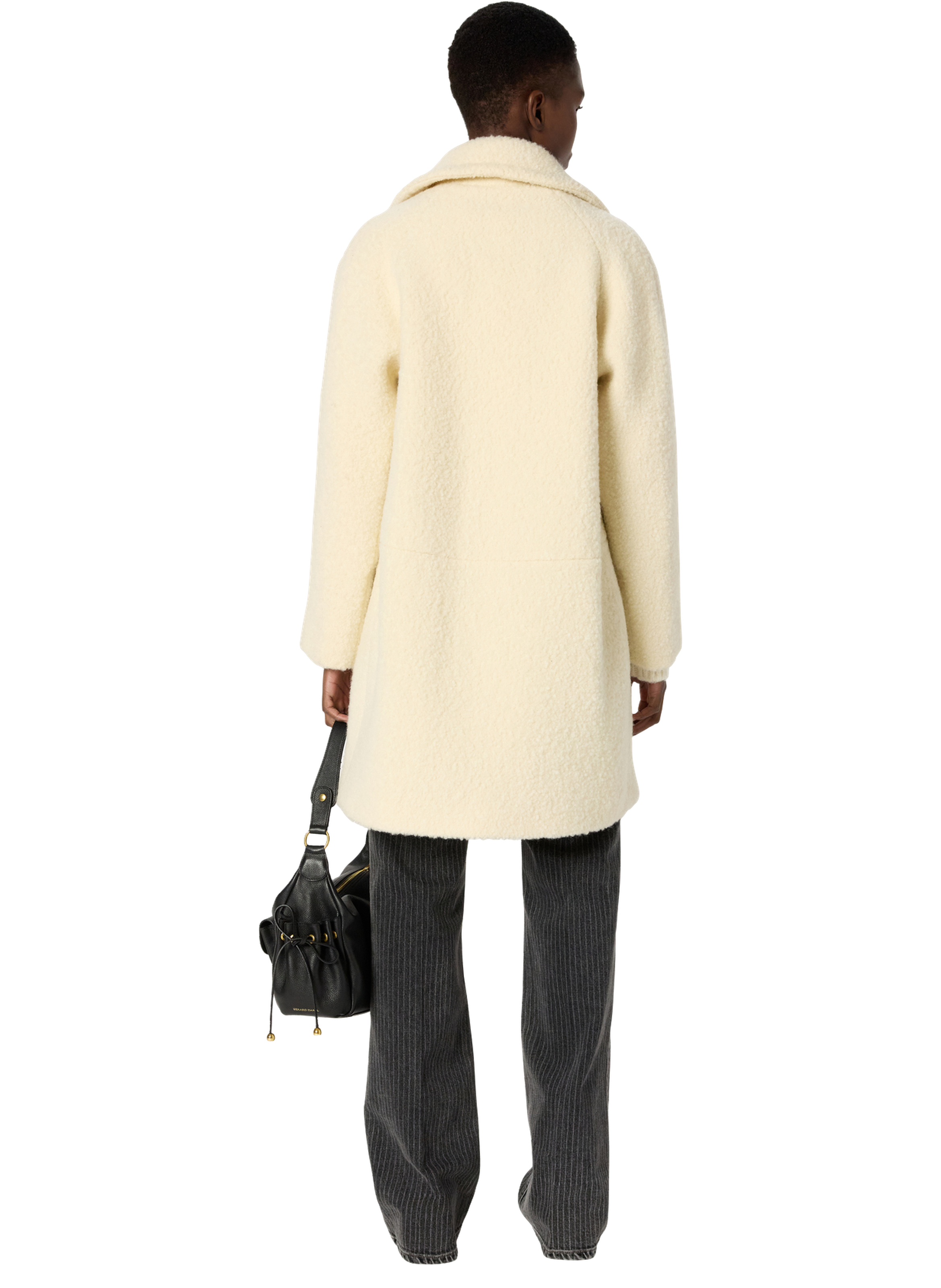 Manteau ample en laine bouclette - maiwenn GERARD DAREL Beige