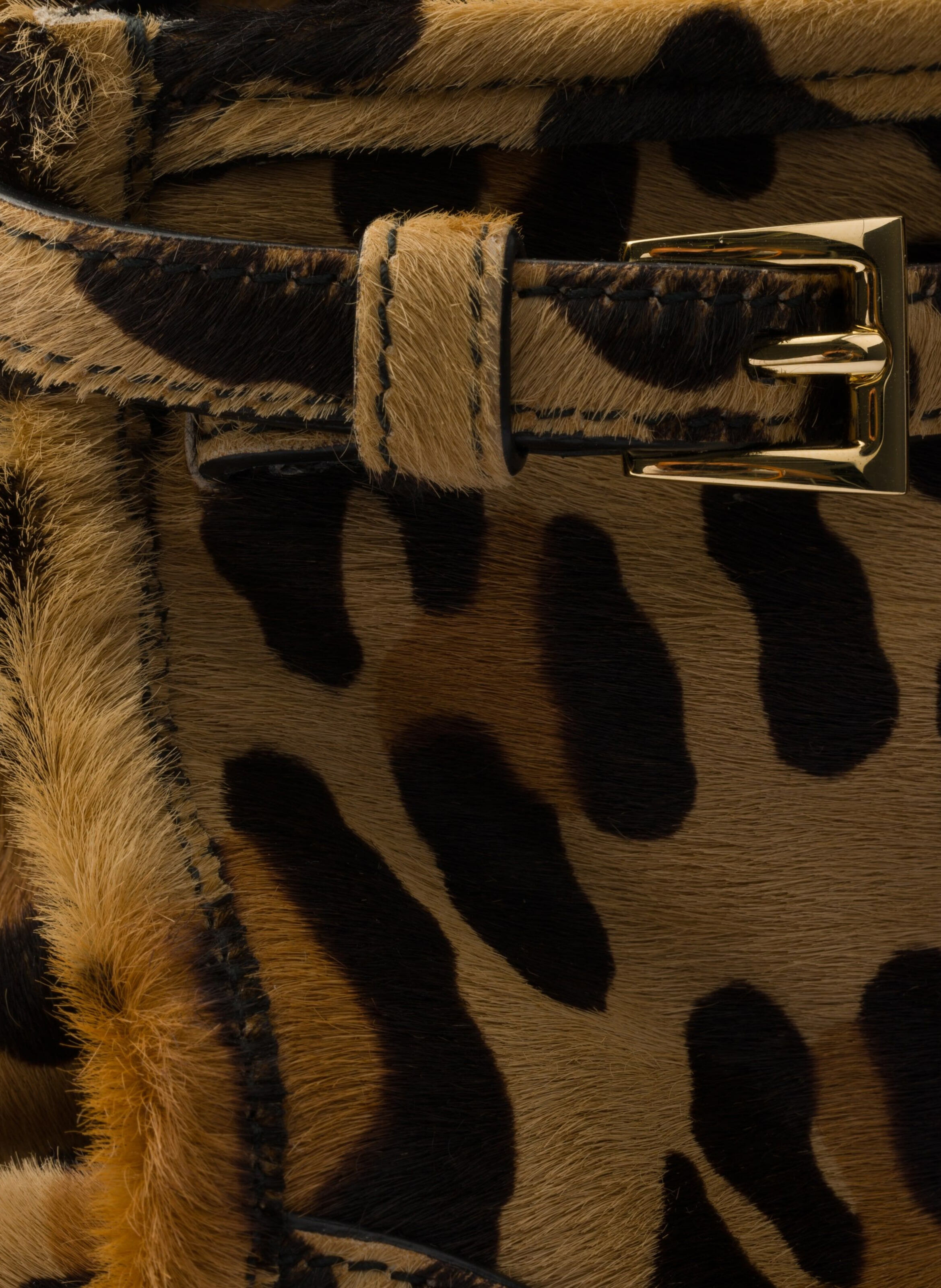 Sac à main prada bonnie en cuir imprimé PRADA Beige