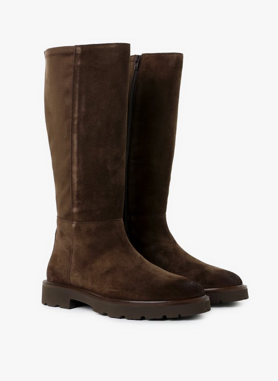 Bottes Norize suédées  | Marron by GEOX Bottes Norize suédées  Marron