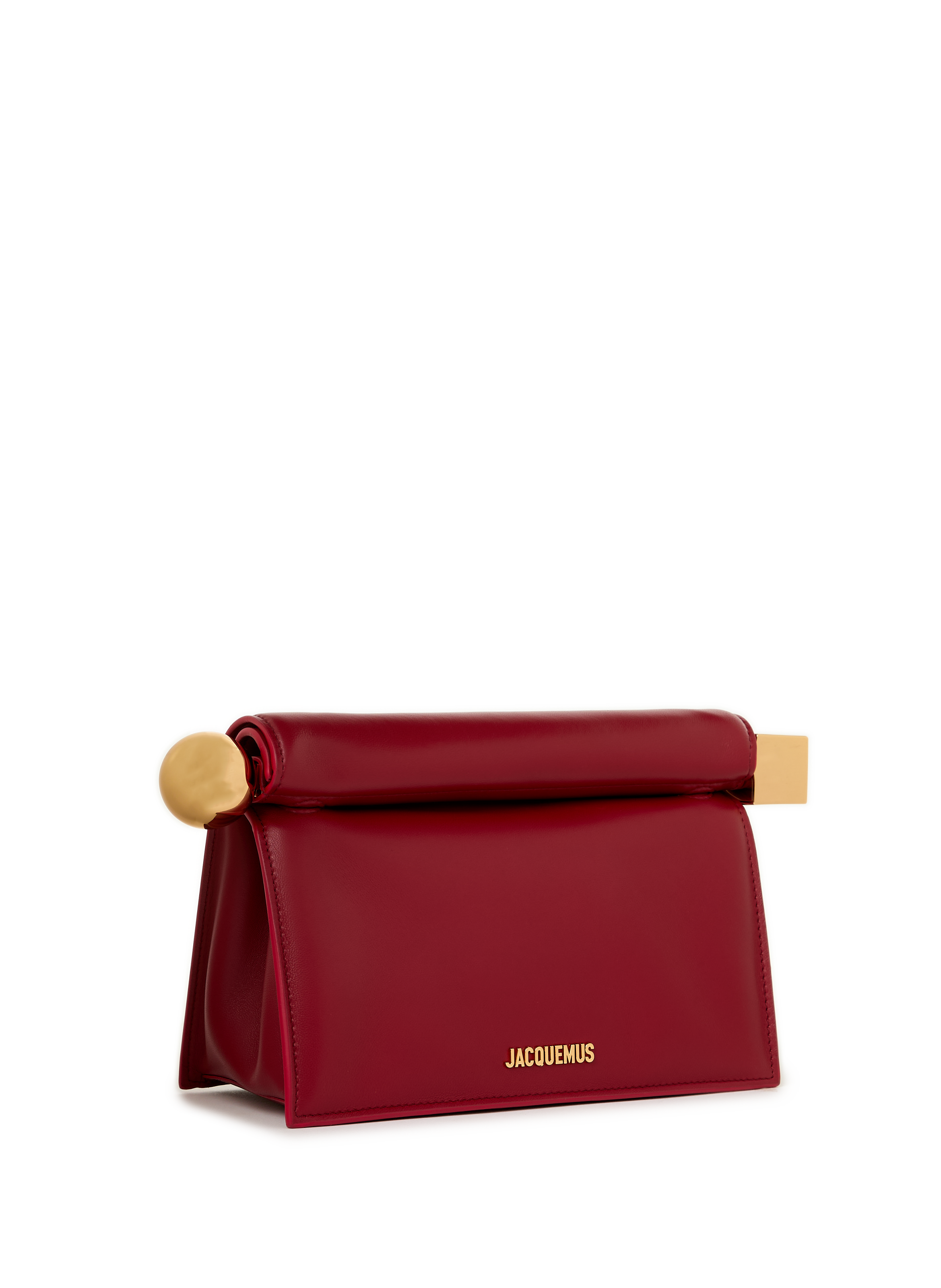 La Pochette Rond Carré clutch  JACQUEMUS Red