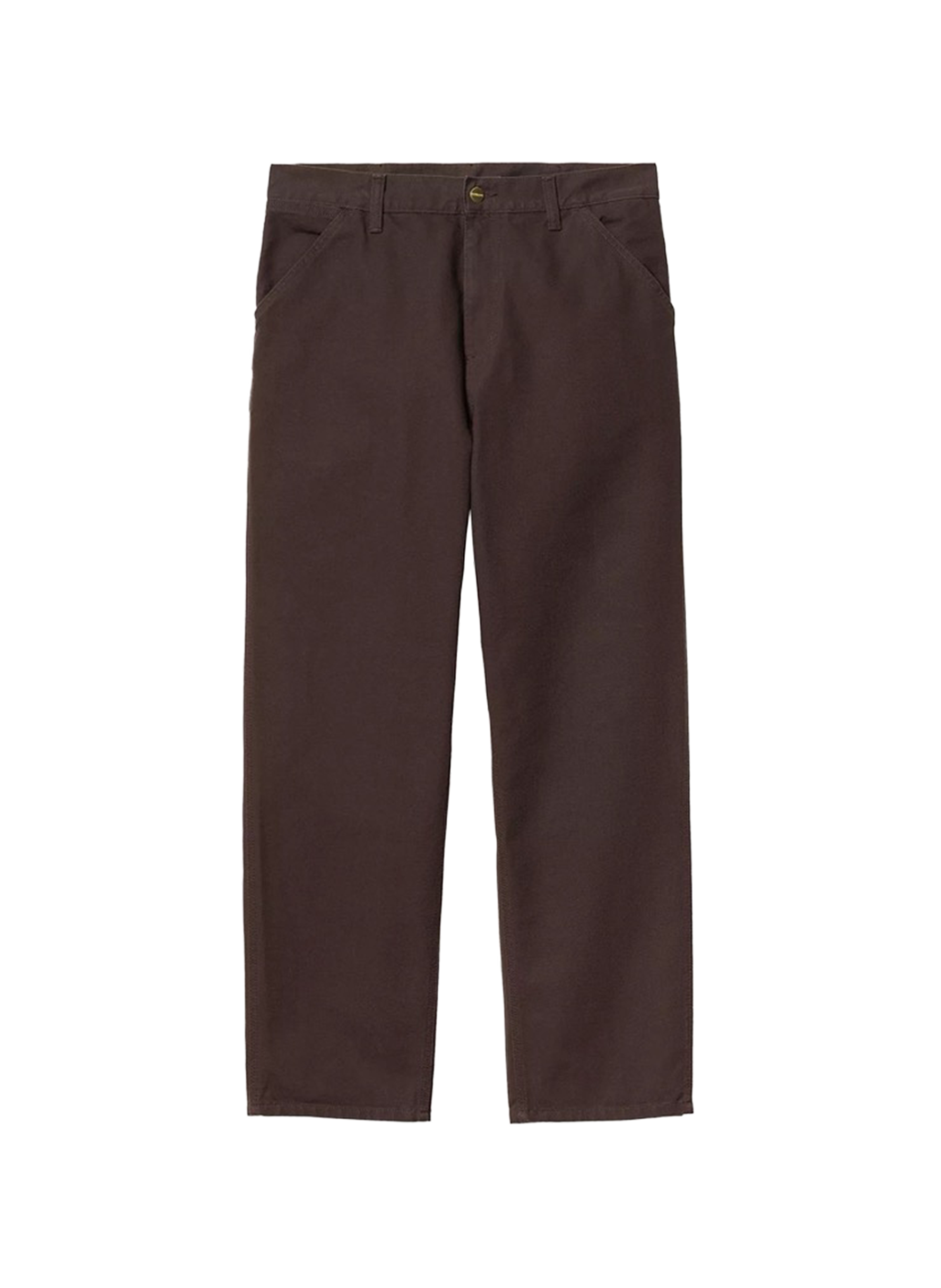 Straight-cut organic cotton jeans CARHARTT WIP Brown