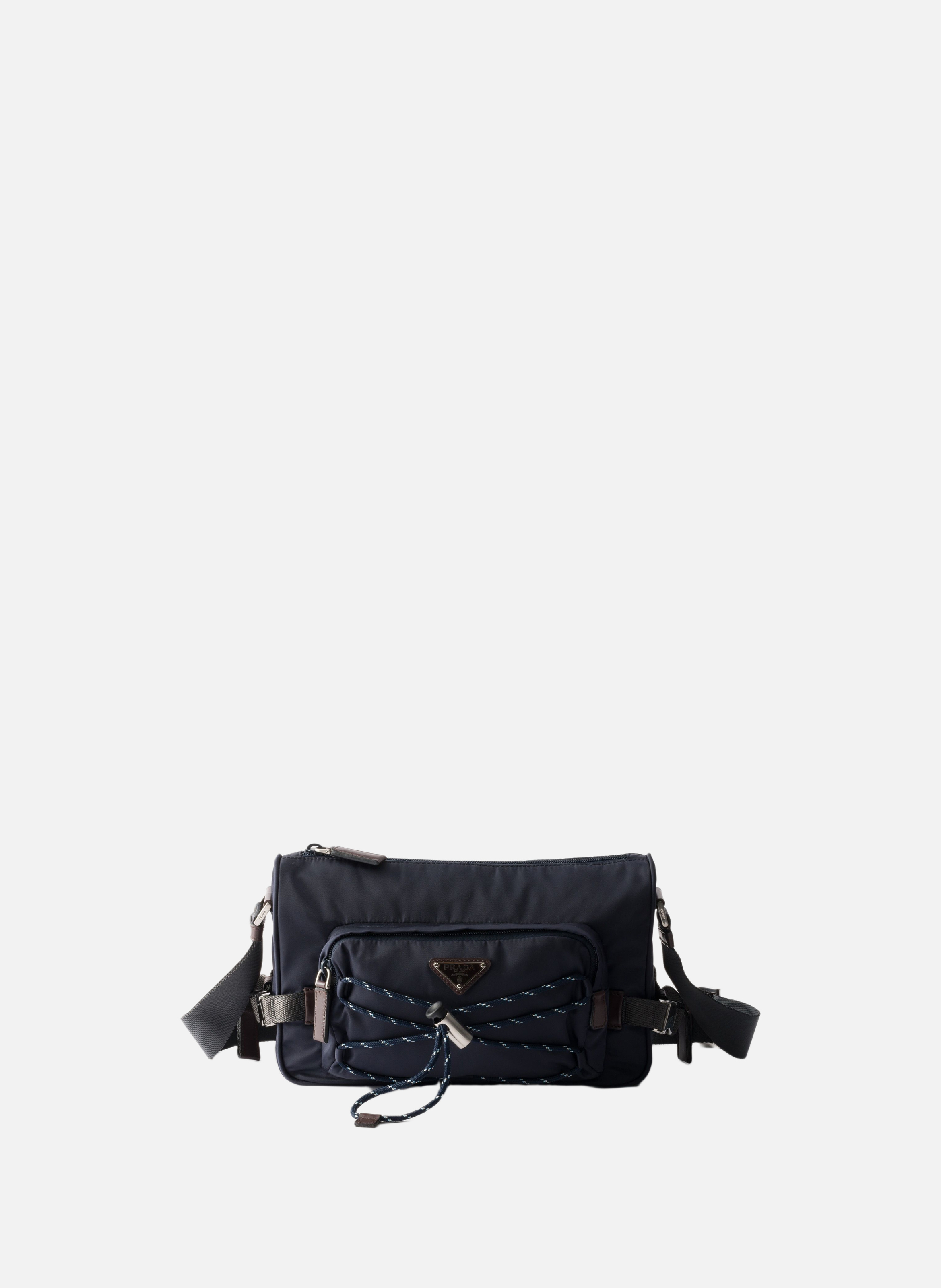 Sac porté épaule prada speedrock en re-nylon et cu PRADA Bleu