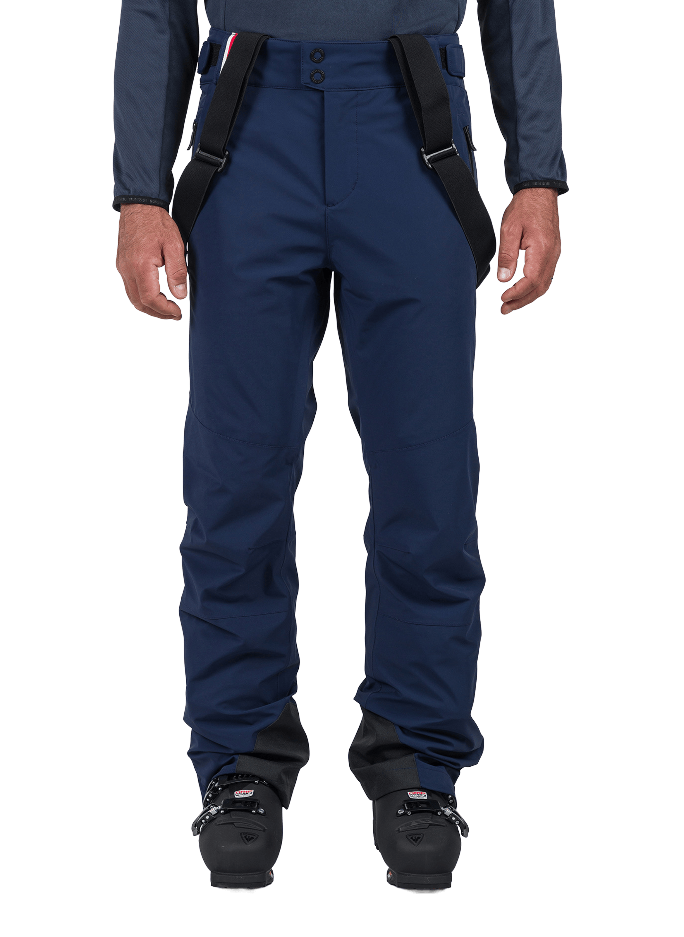 Ski pants with suspenders ROSSIGNOL Blue