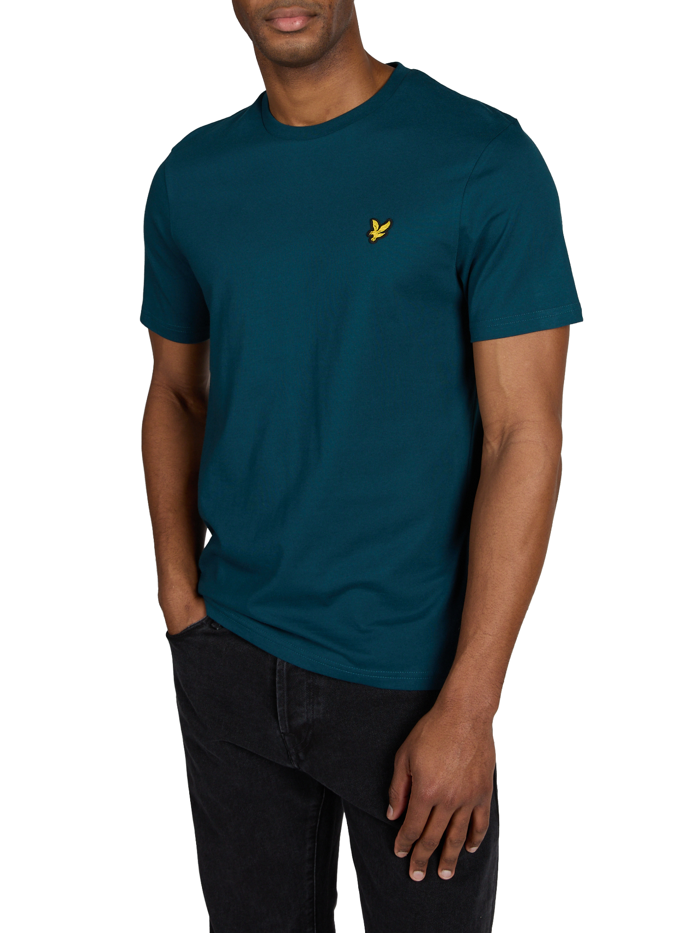 T-shirt à col rond en coton LYLE & SCOTT Vert