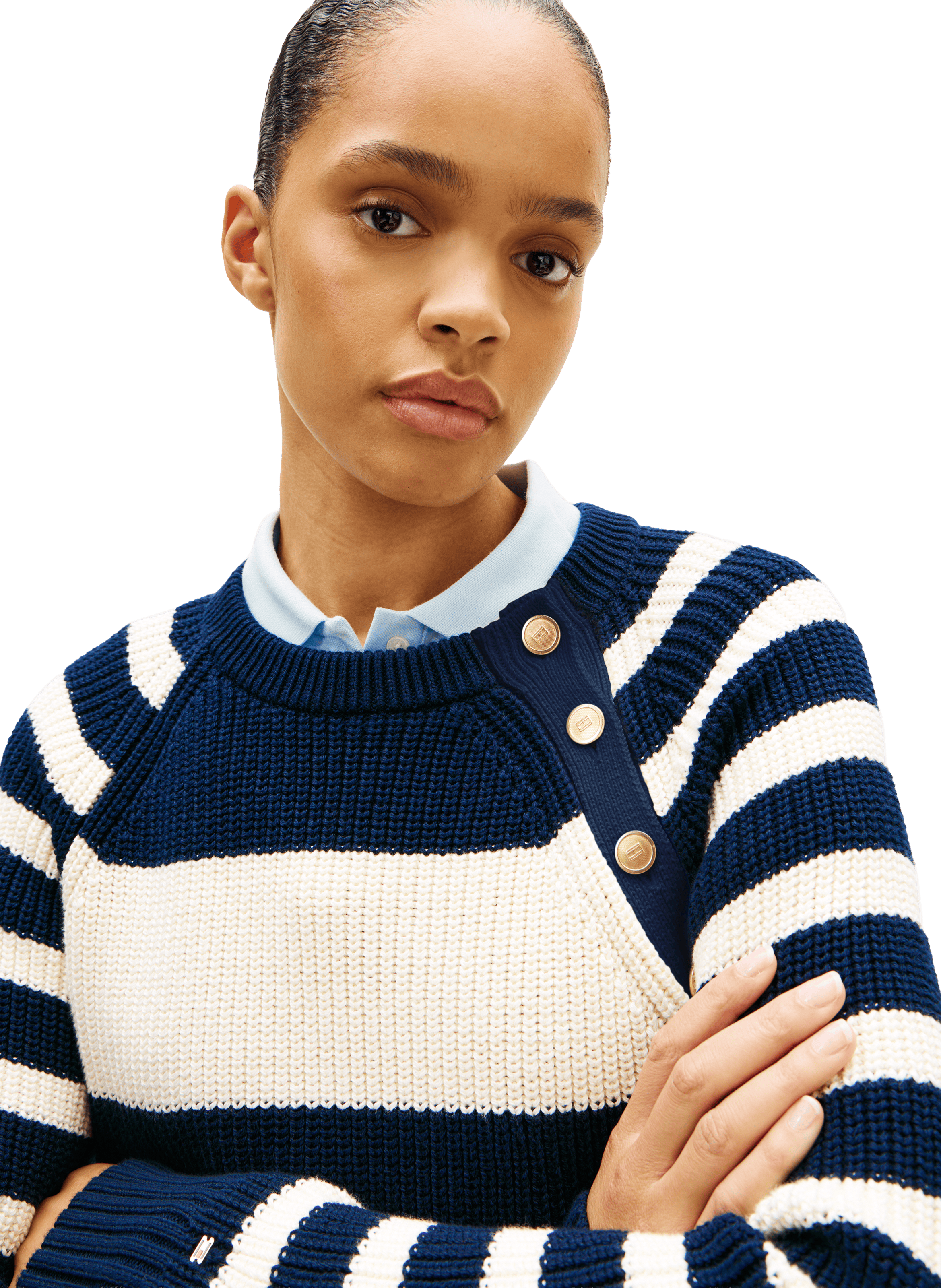 Striped cotton jumper TOMMY HILFIGER Multicolour