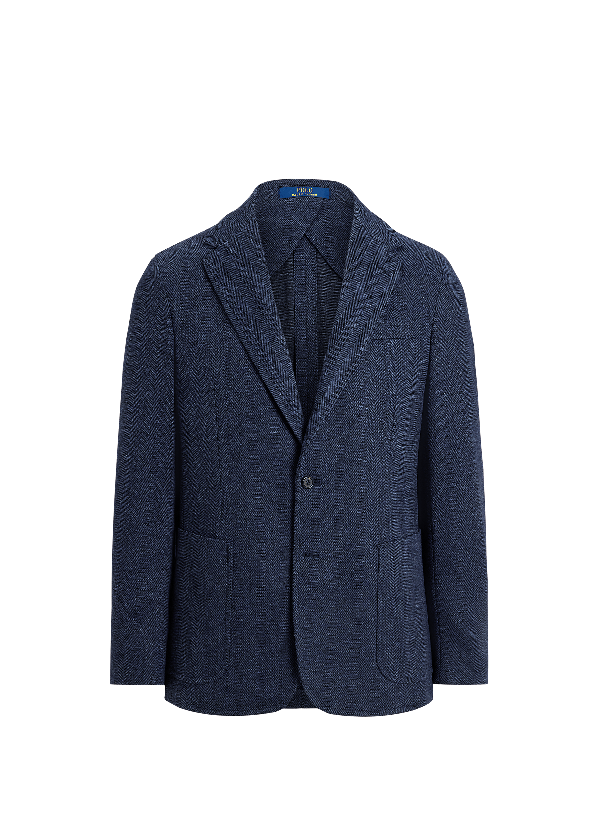 Slightly fitted straight blazer POLO RALPH LAUREN Blue