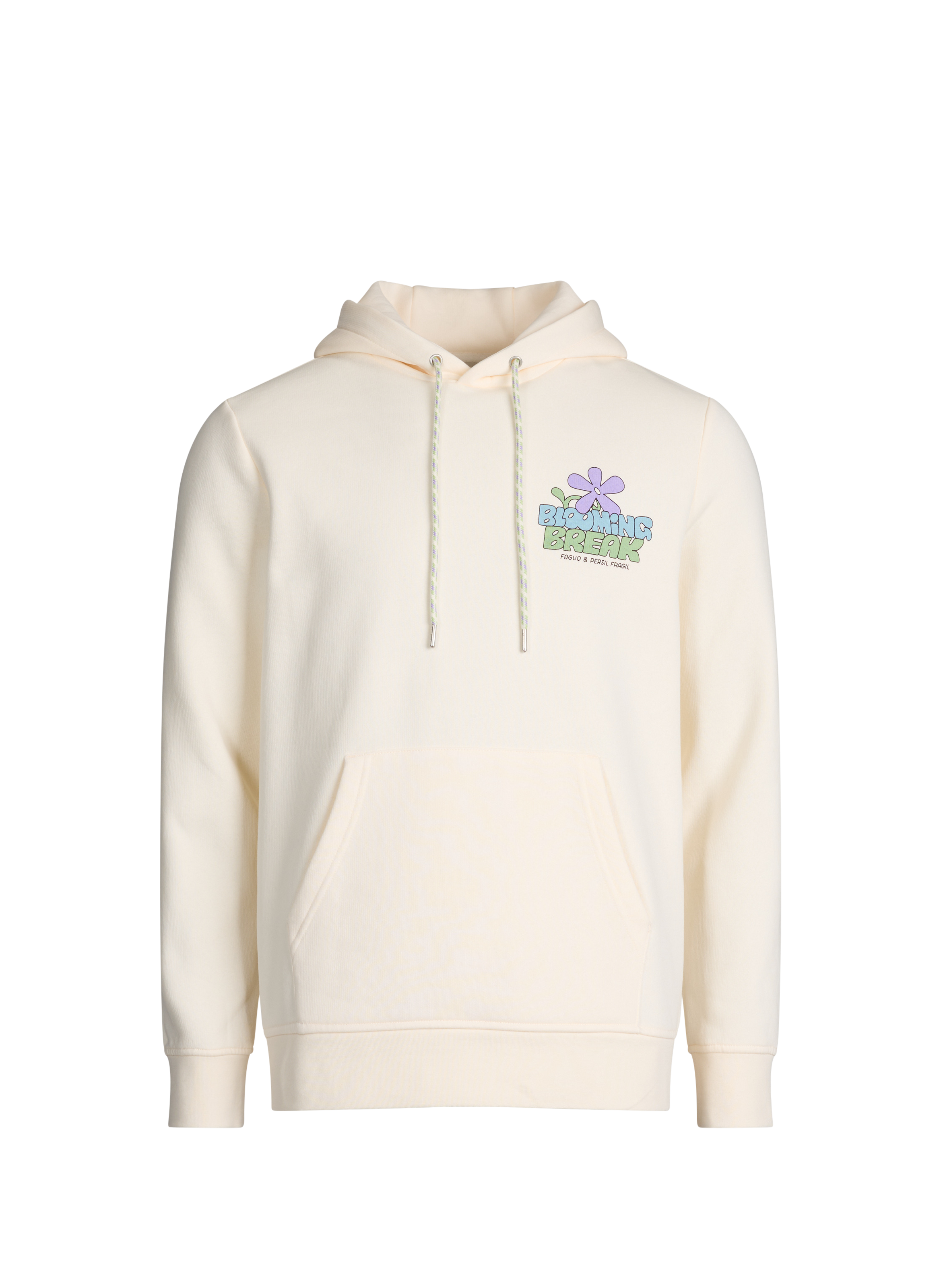 Hooded sweatshirt in blended cotton FAGUO Beige