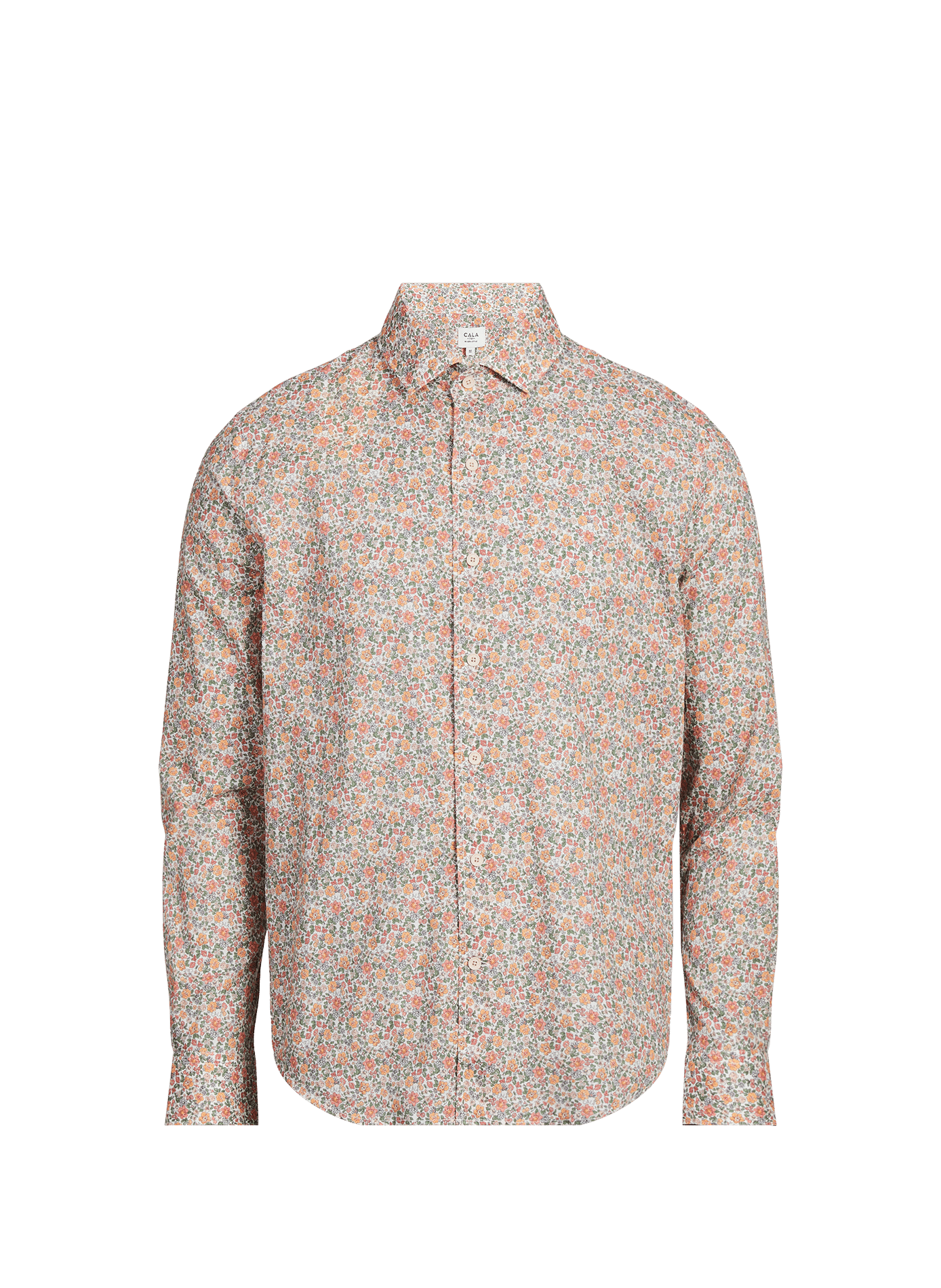 Chemise fleurie Quentin en coton 1789 CALA Beige