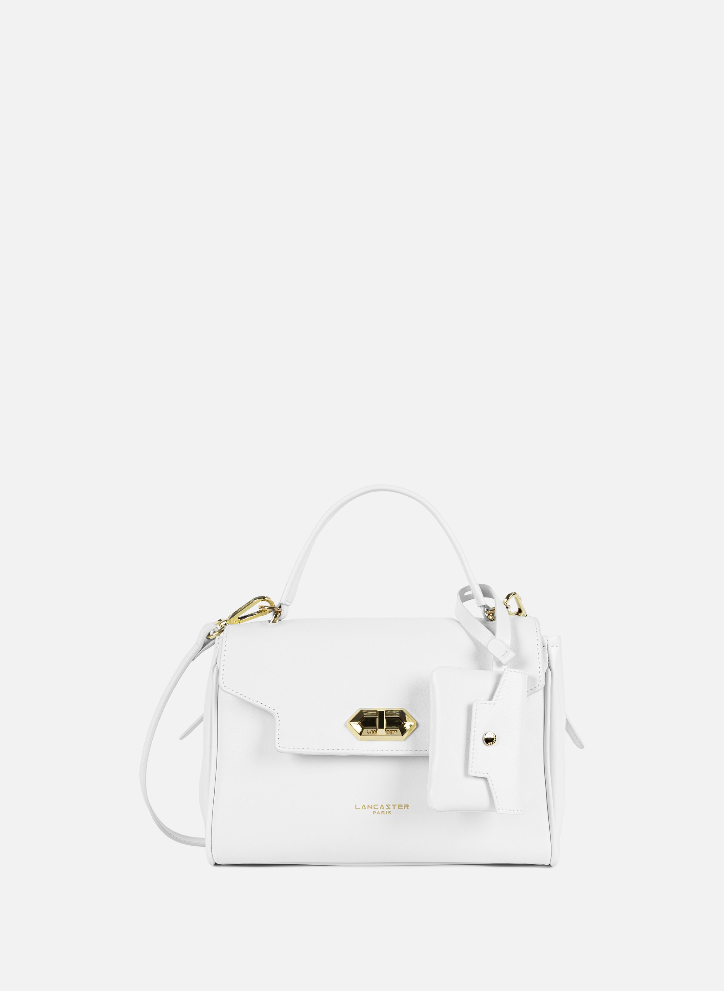 M handbag - mademoiselle grace LANCASTER White