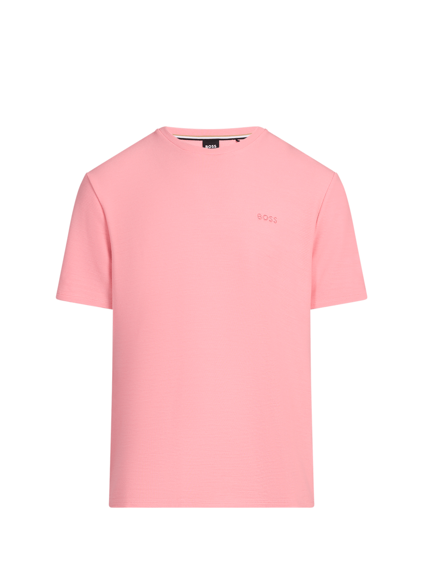 T-shirt à manches courtes et col rond BOSS Rose