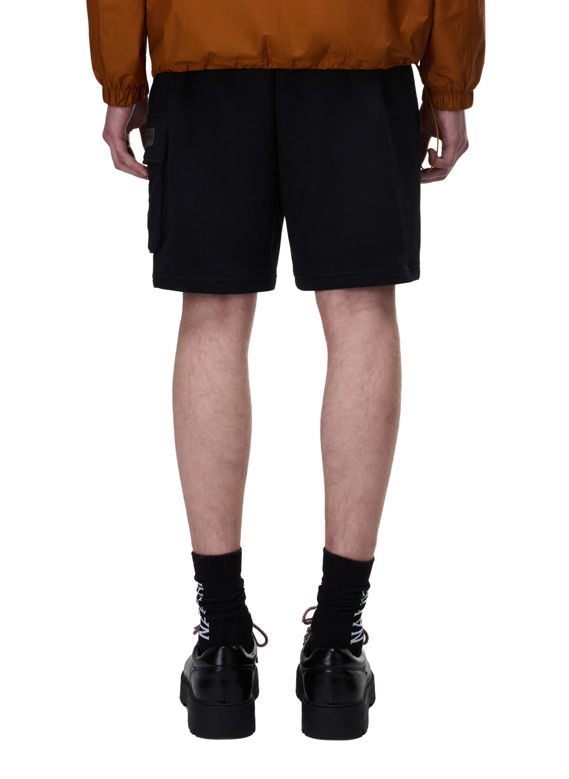 Short droit N-Box logo en coton NAPAPIJRI Noir