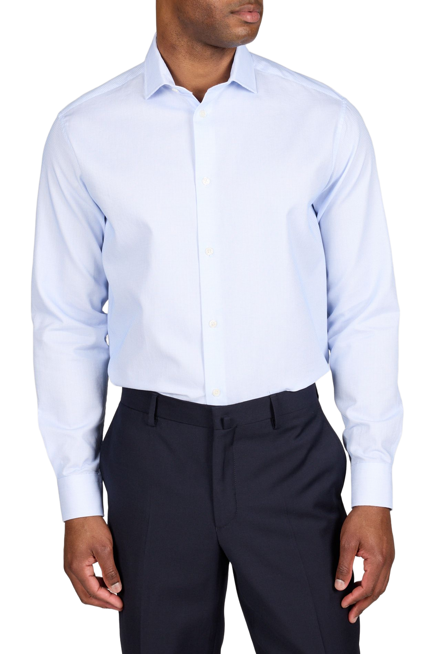 Check cotton Shirt AU PRINTEMPS PARIS Blue