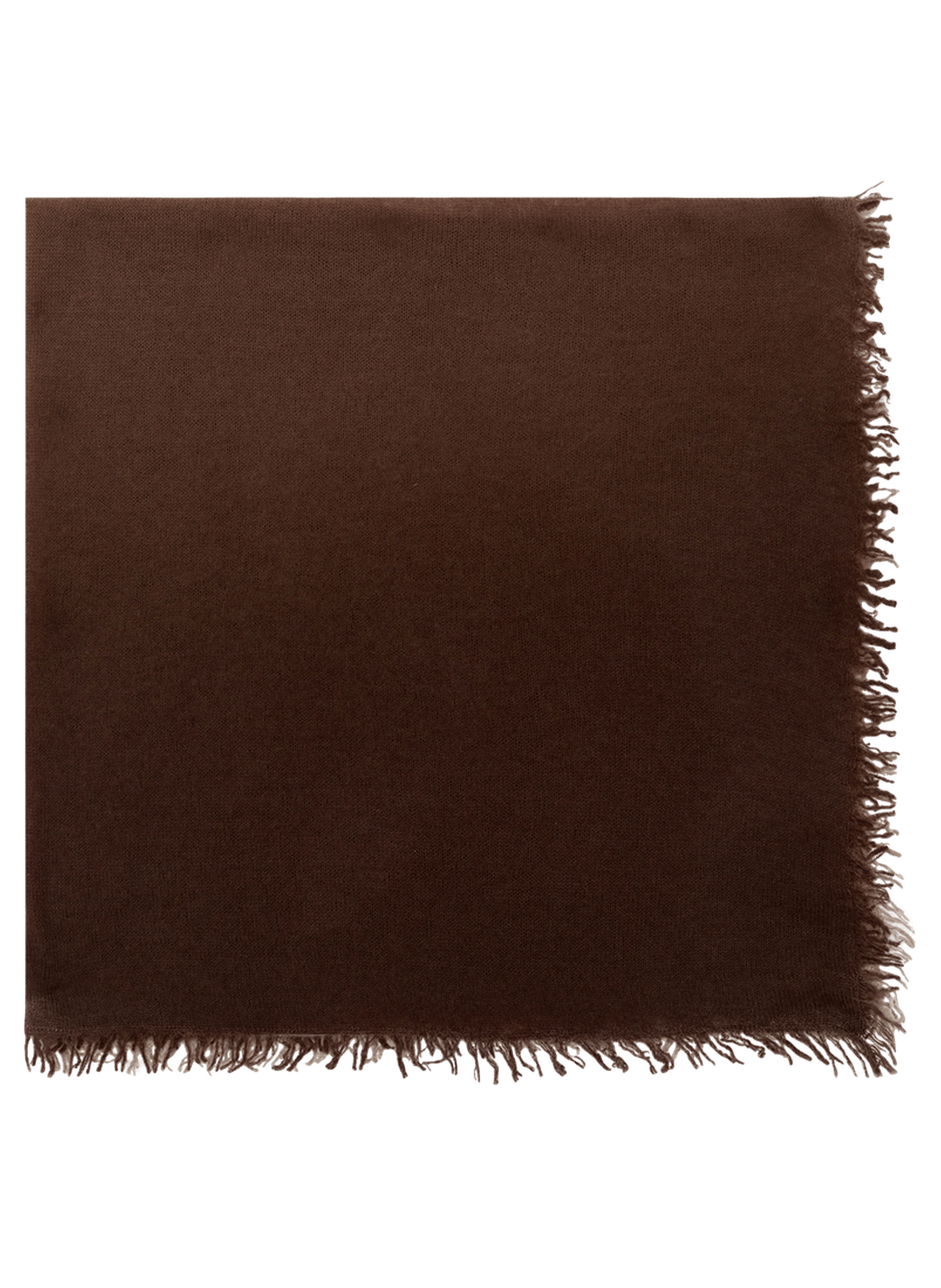 Echarpe dégradée en laine et cachemire - riu GERARD DAREL Marron
