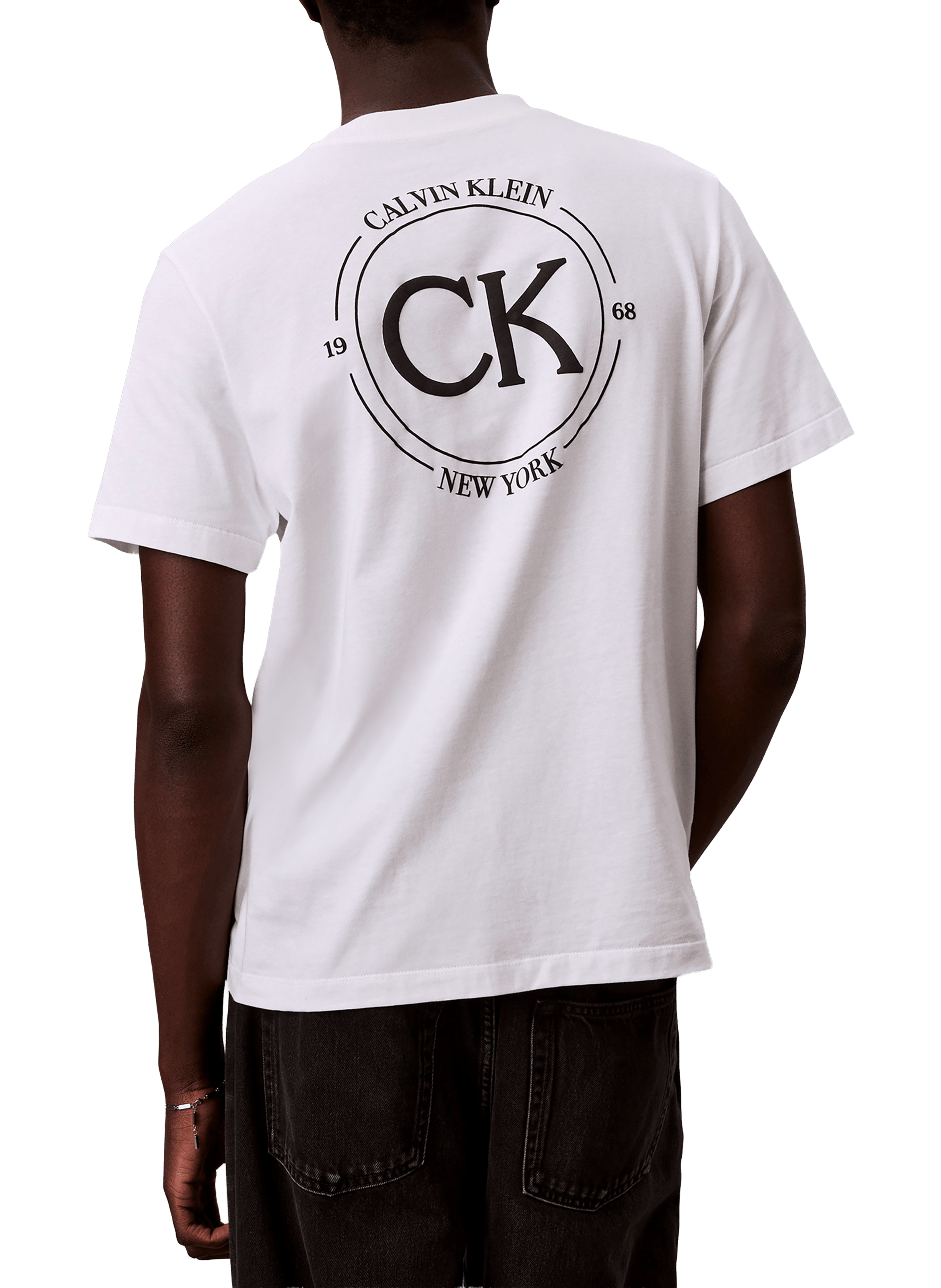Cotton Logo T-shirt CALVIN KLEIN White