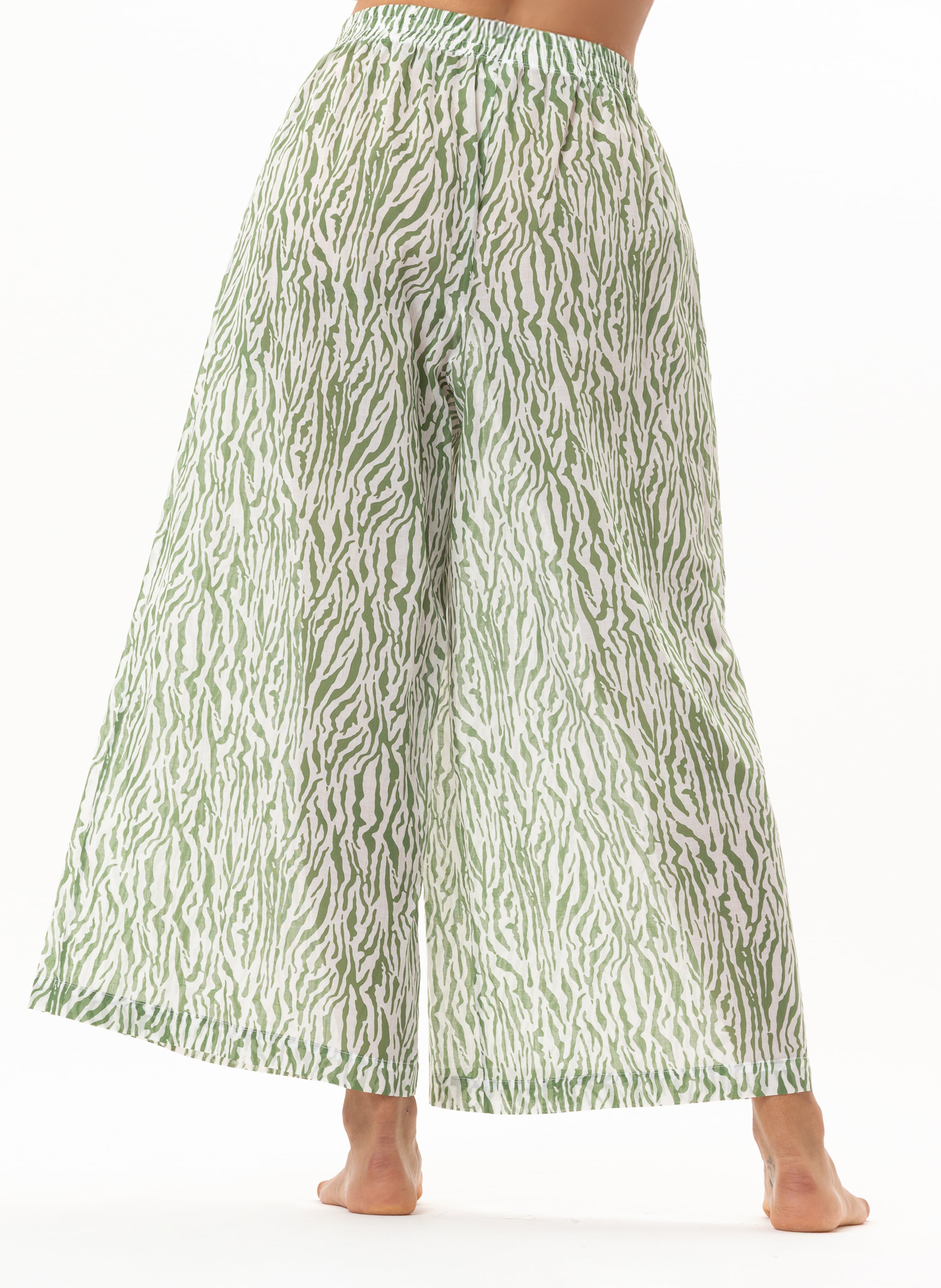 Pantalon en voile de coton bronzette 280 LE CHAT Multicolore