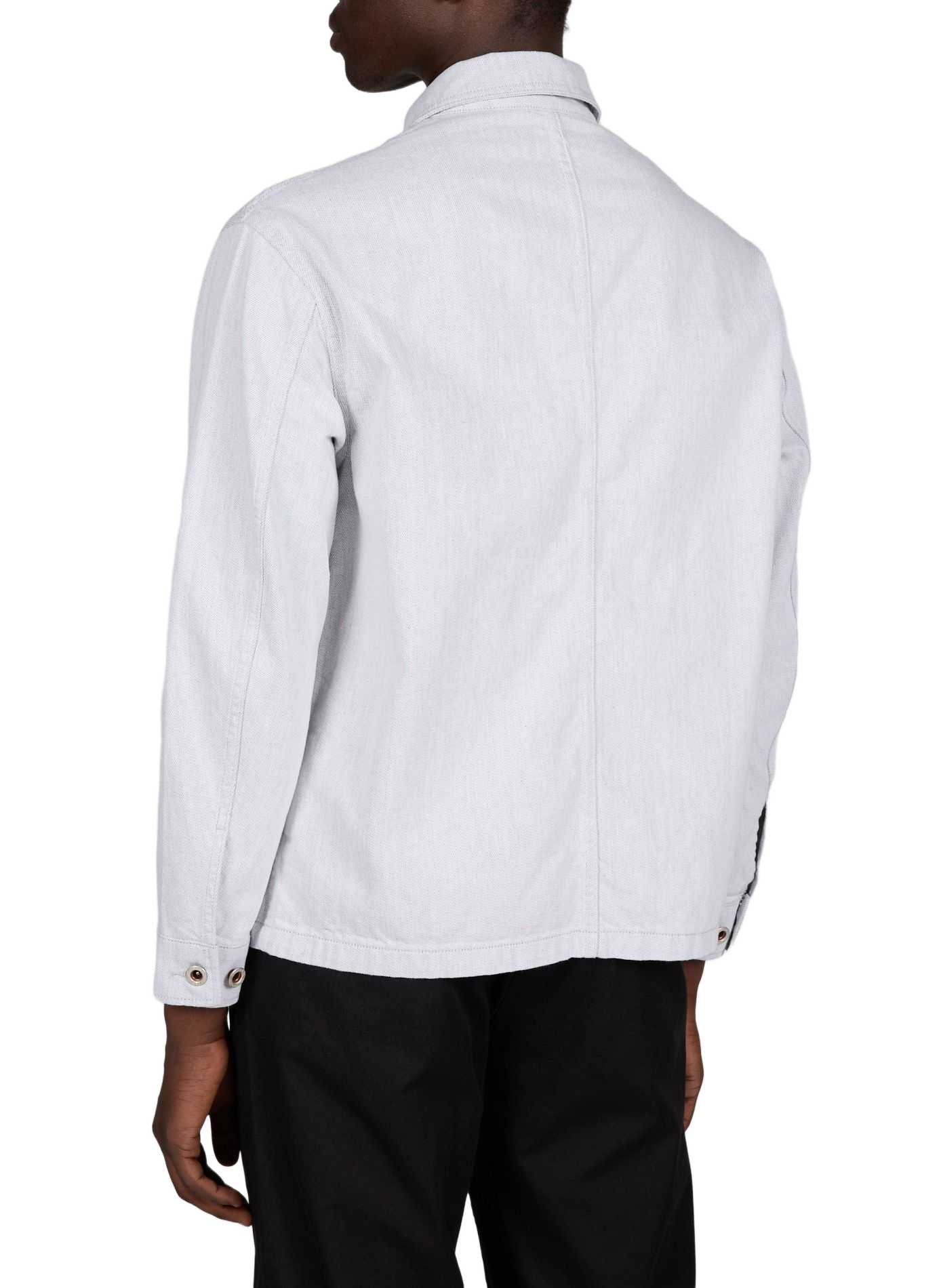 Jacket with classic cotton twill collar REPLAY Beige