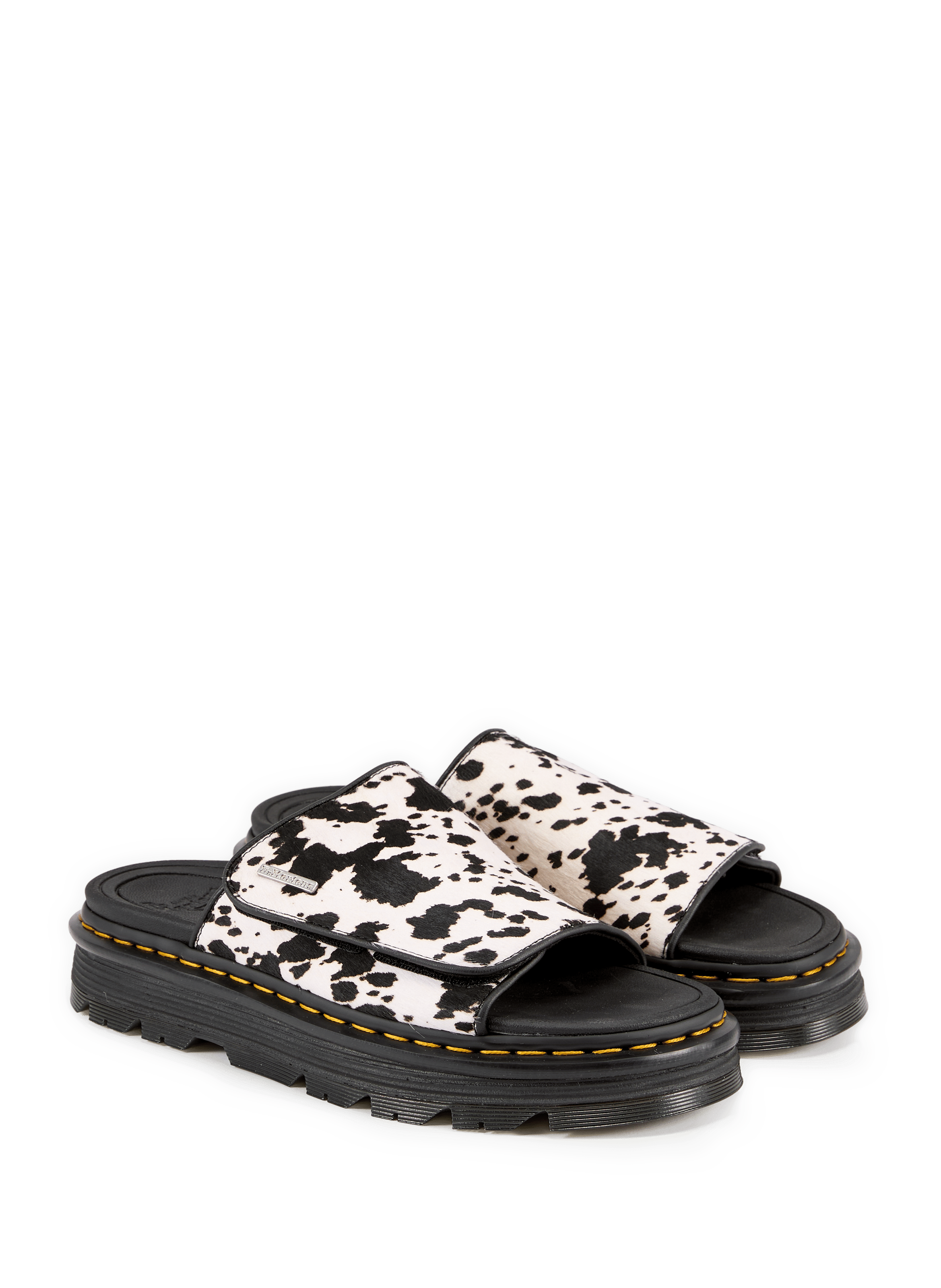 Zebzag Hair-On Dalmatian Leather Platform Sandals DR. MARTENS Multicolour