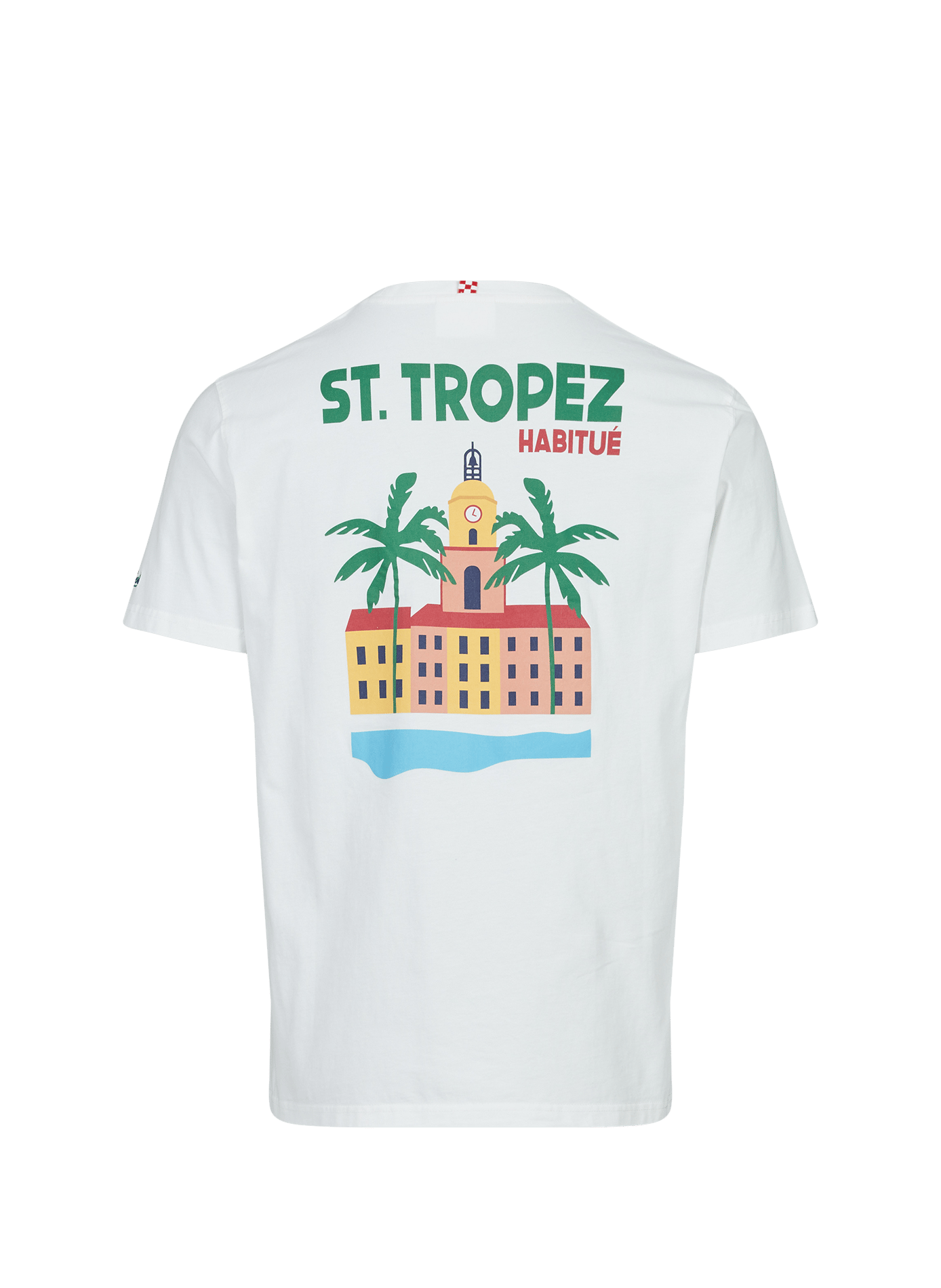Straight cotton t-shirt MC2 SAINT BARTH White