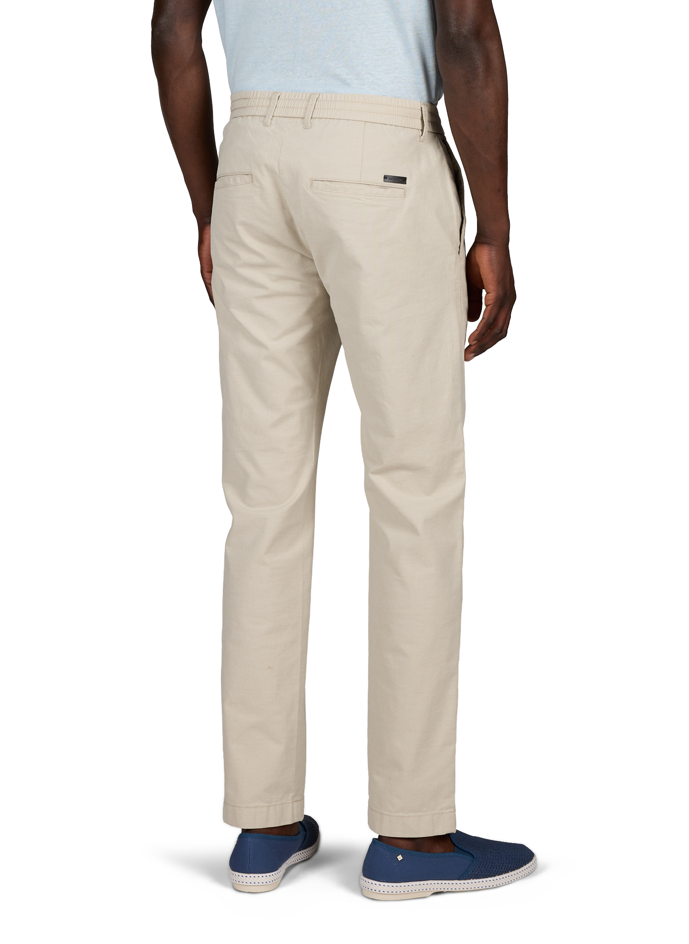 Hose mit elastischem Bund aus Baumwollmischung PIERRE CARDIN Beige