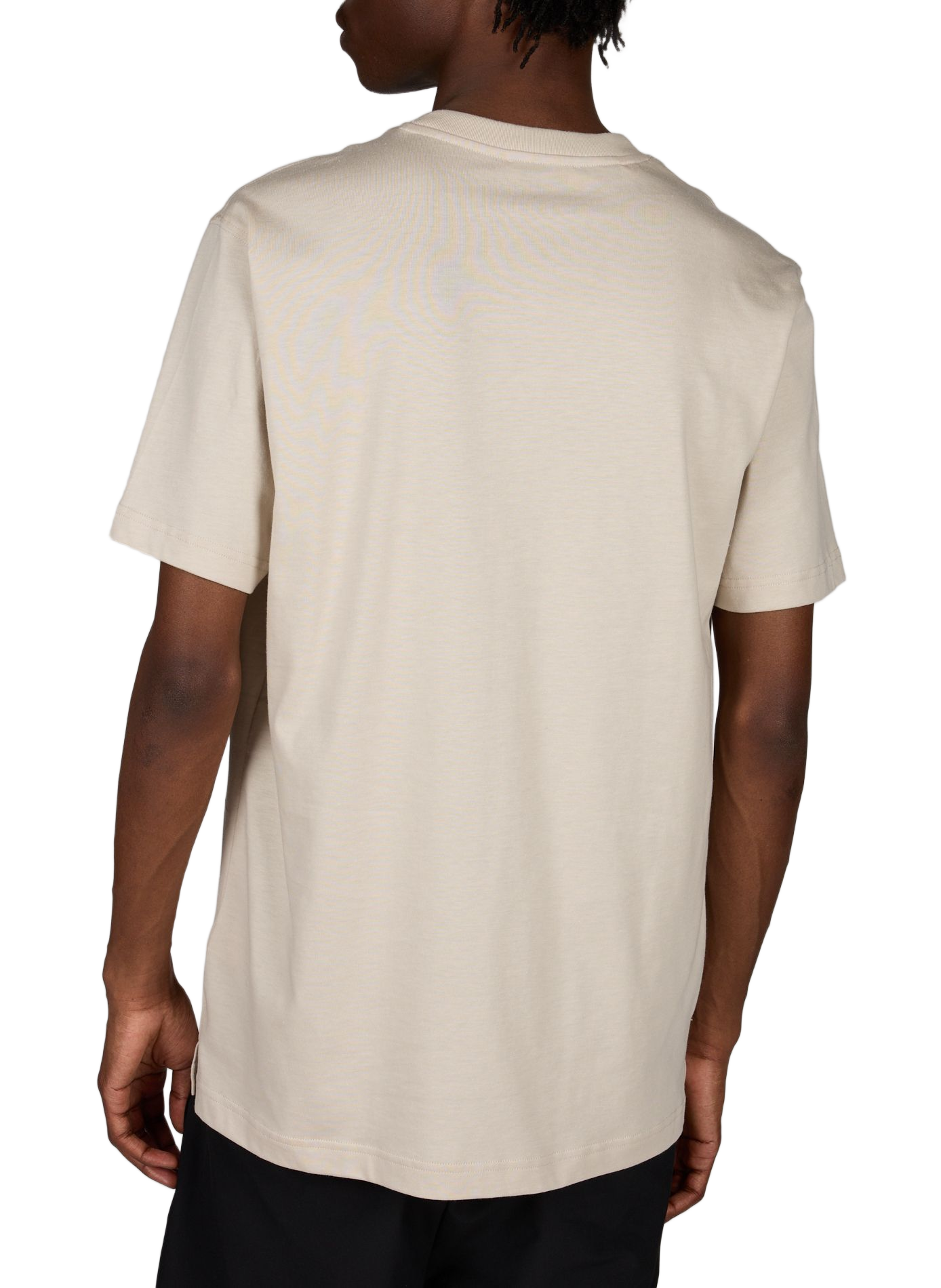 Tee-shirt droit uni ETON Beige