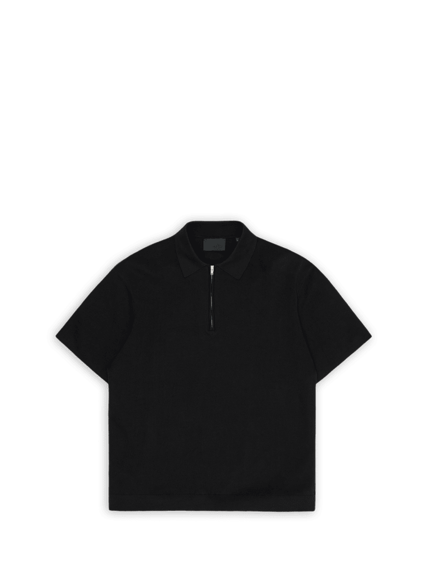 Straight fit coton Sleeve polo RAINS Black