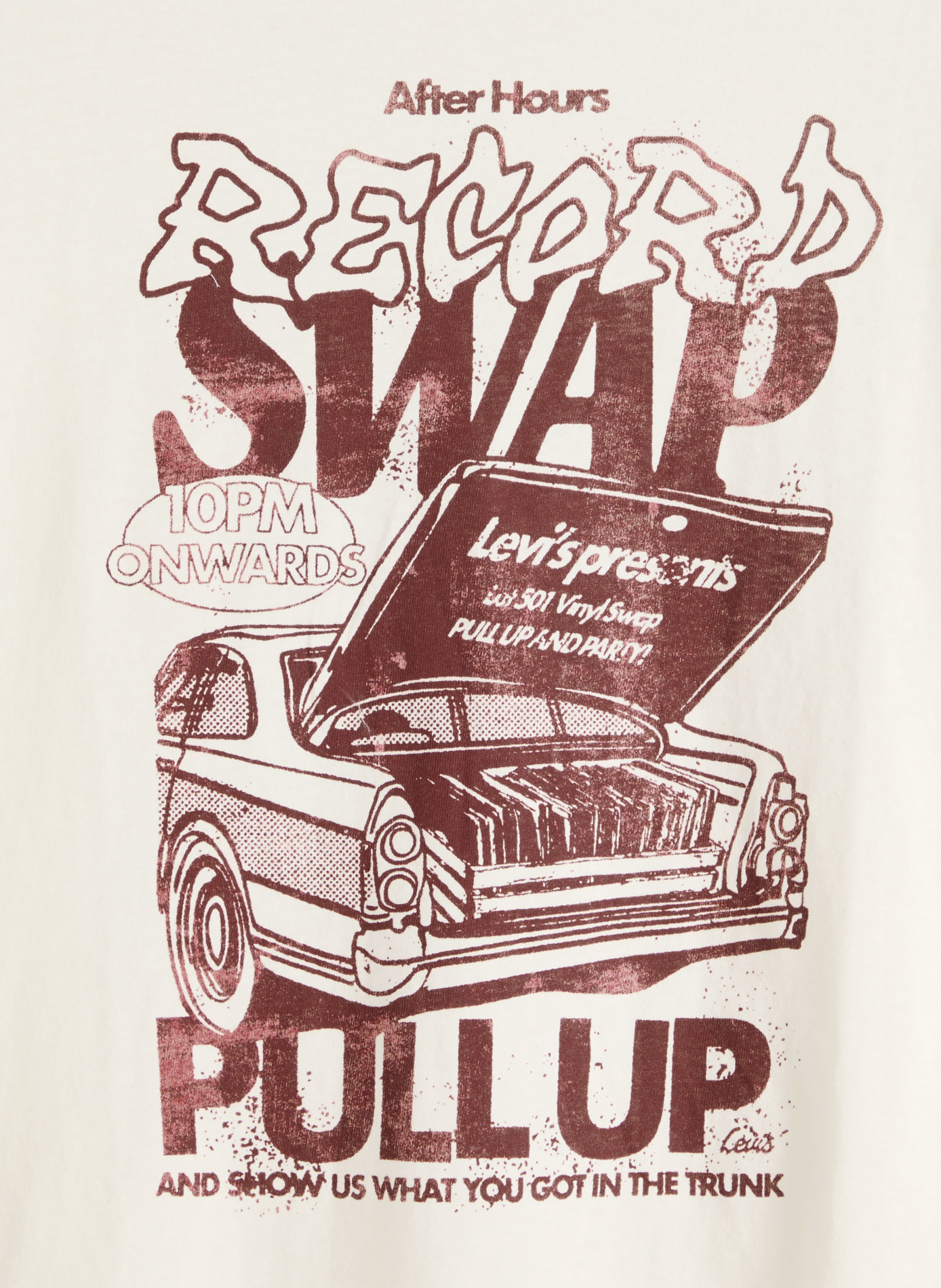 Printed T-shirt LEVI'S Beige