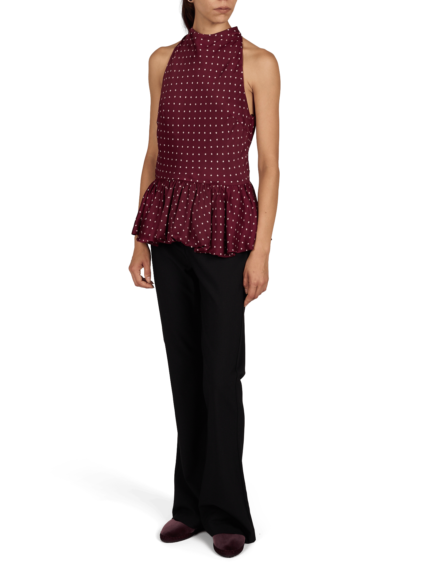 Pantalon flare ROTATE Noir