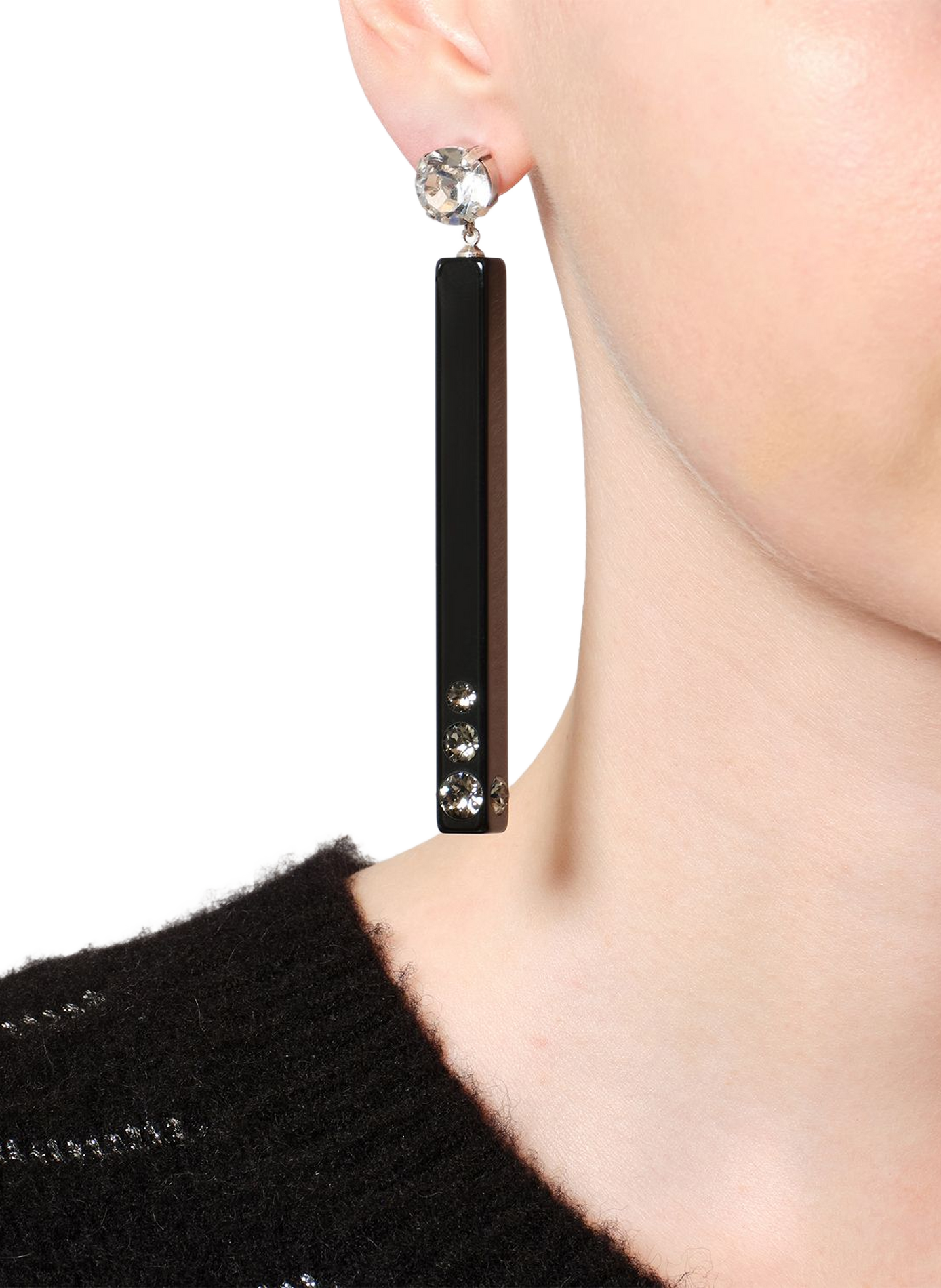 Boucles d'oreilles pendantes Karlie ISABEL MARANT Noir