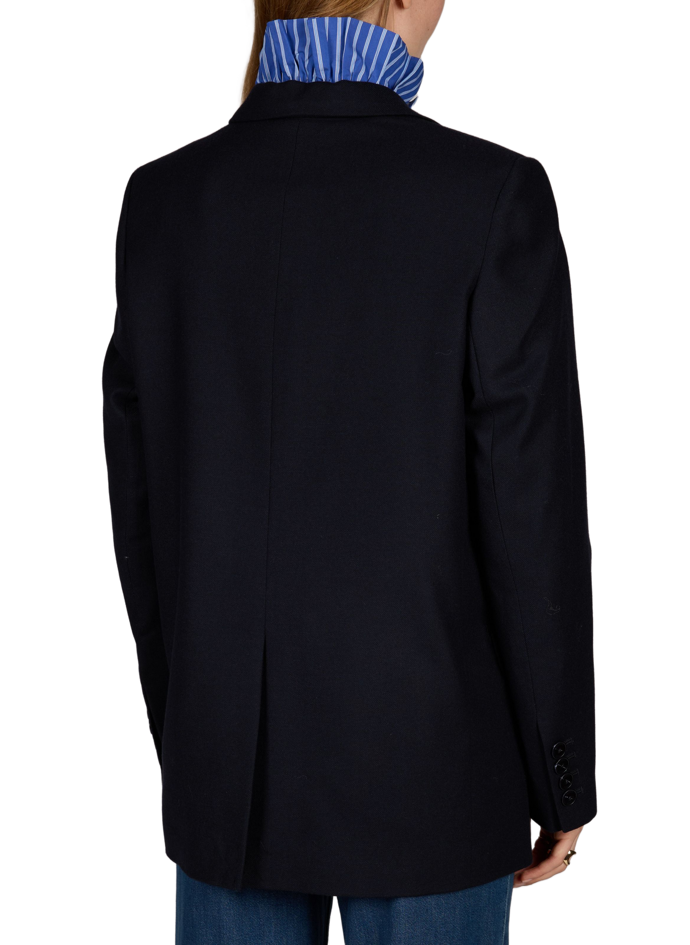 Zweireihiger Blazer aus Wollmischung CLOSED Blau