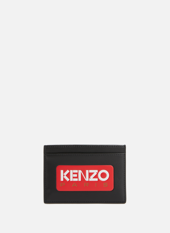 Leather card holder KENZO