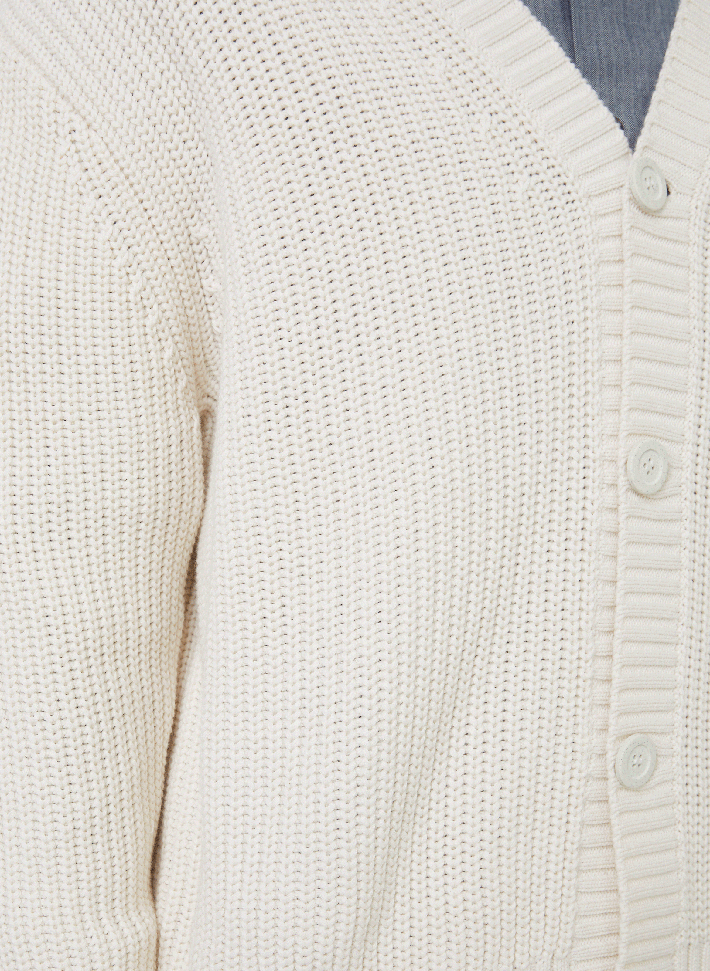 Cardigan en tricot SAISON 1865 Beige
