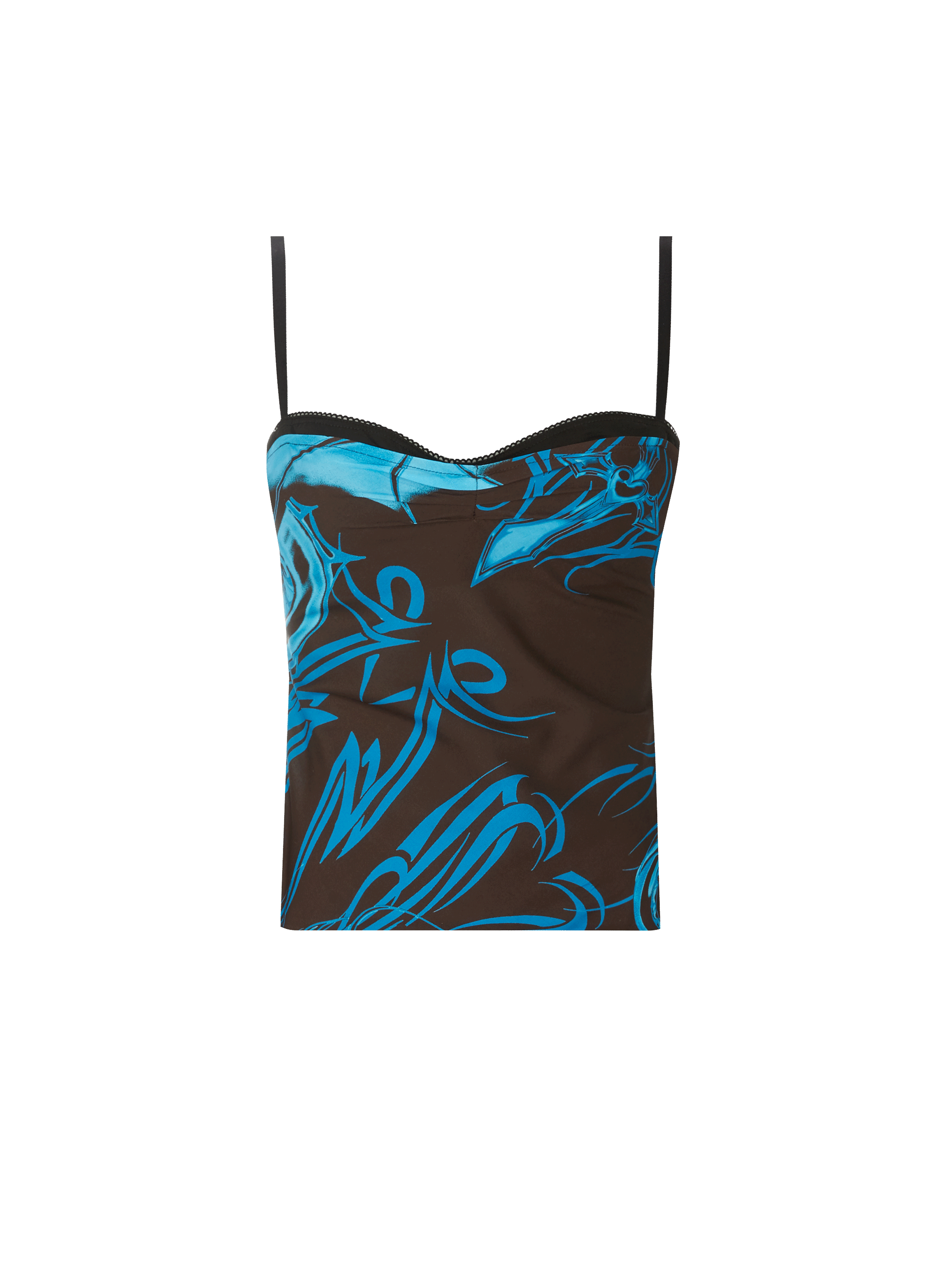 Top in lyocell and linen MIAOU Multicolour