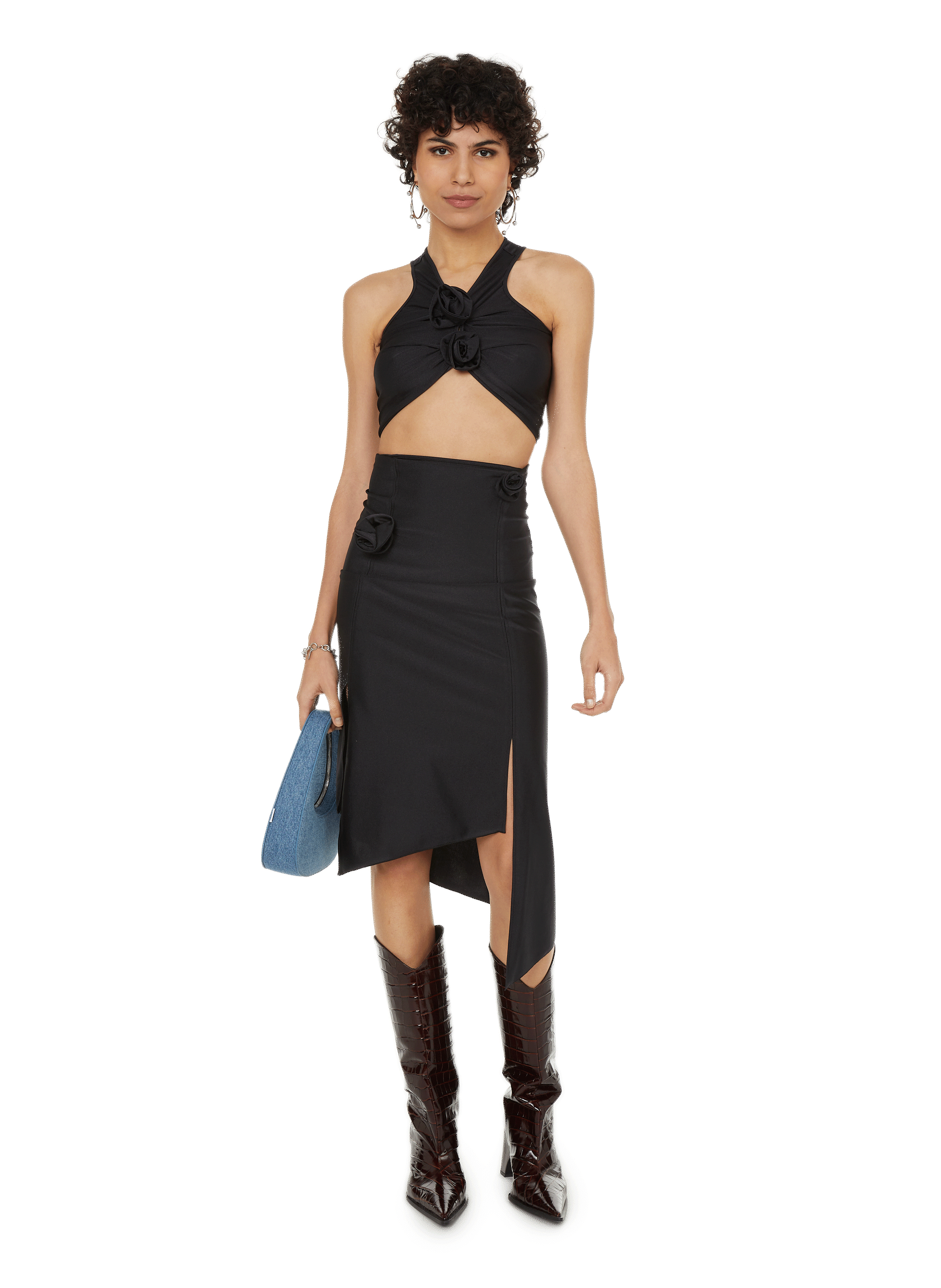 Brass earrings HUGO KREIT Silver