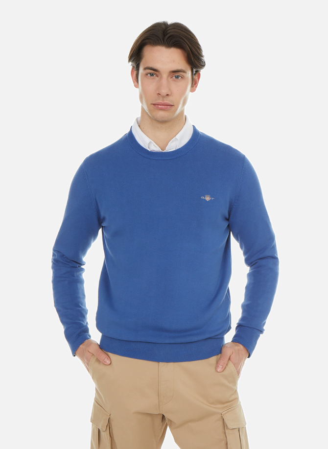 GANT cotton round-neck sweater
