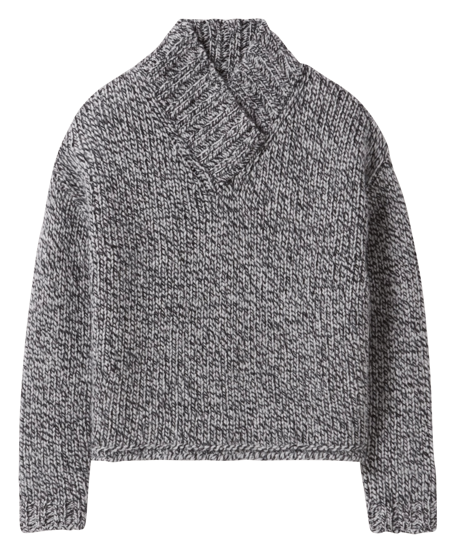 Pull grosse maille en laine mélangée CLAUDIE PIERLOT Gris